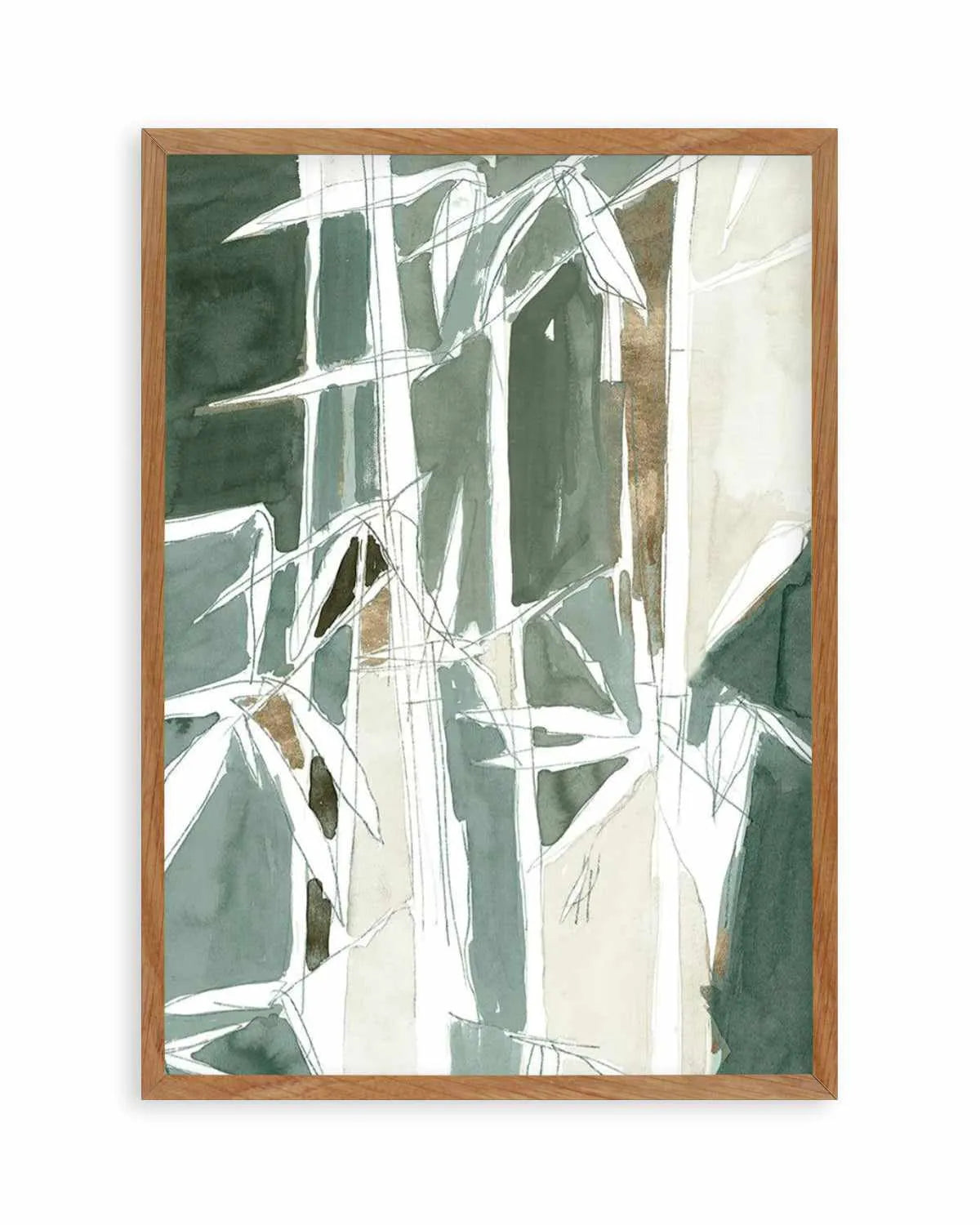 Bamboo Abstract I Art Print from Olive et Oriel where you can shop wallpaper and artworks online