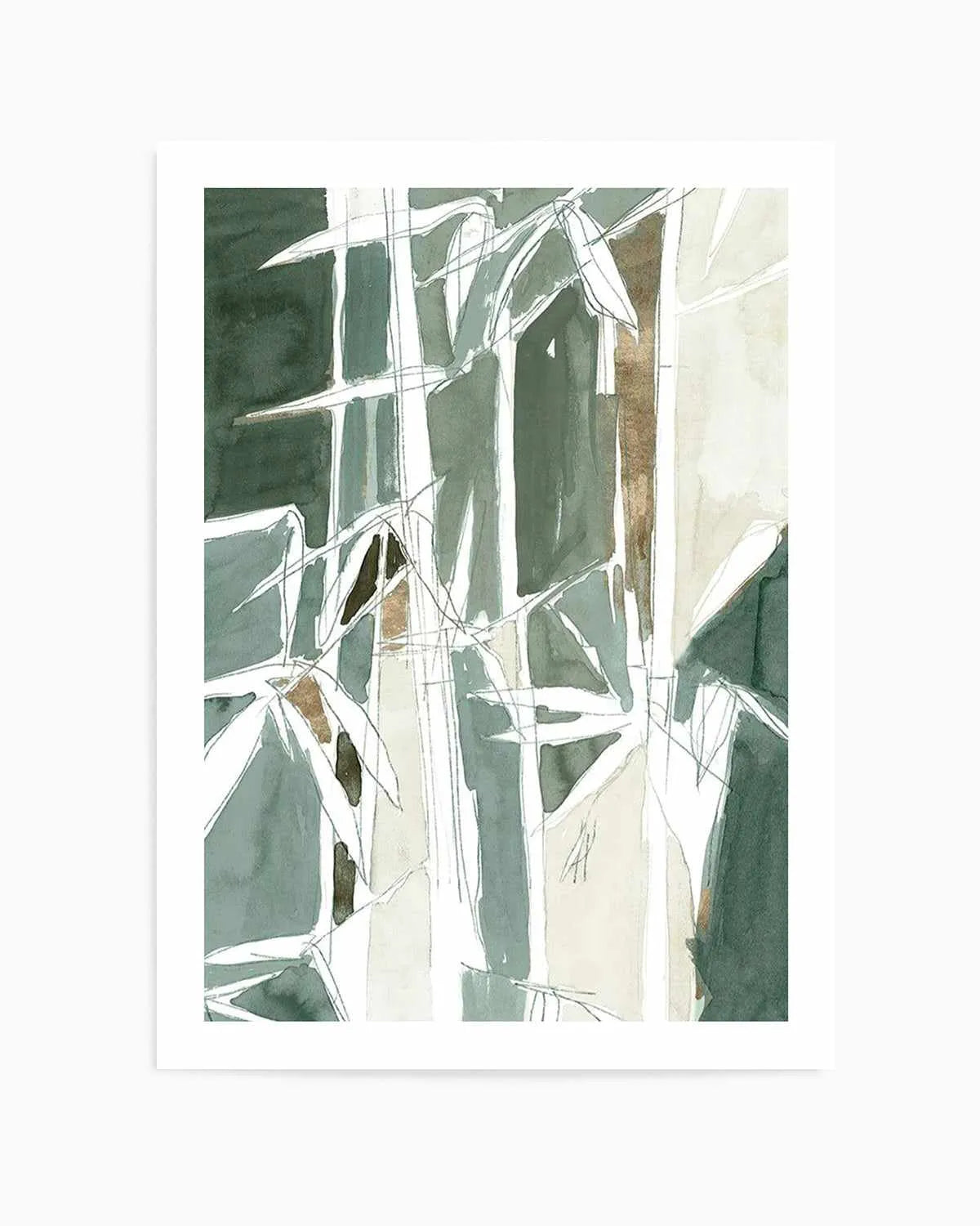 Bamboo Abstract I Art Print from Olive et Oriel where you can shop wallpaper and artworks online