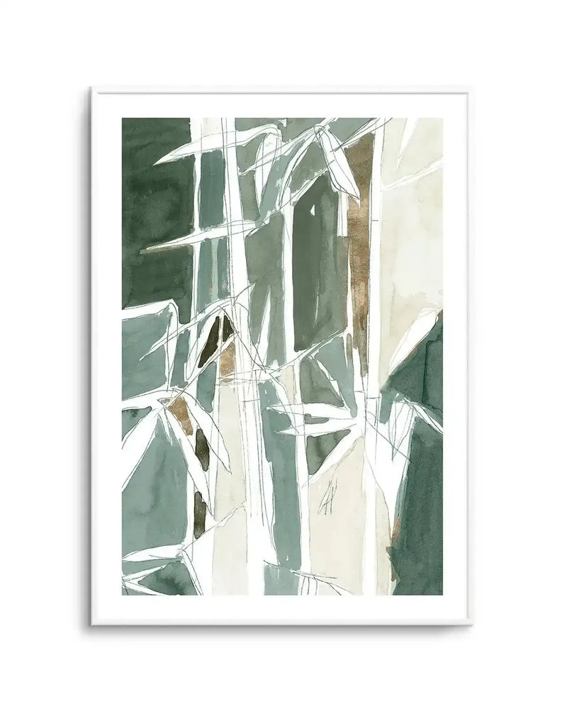 Bamboo Abstract I Art Print from Olive et Oriel where you can shop wallpaper and artworks online