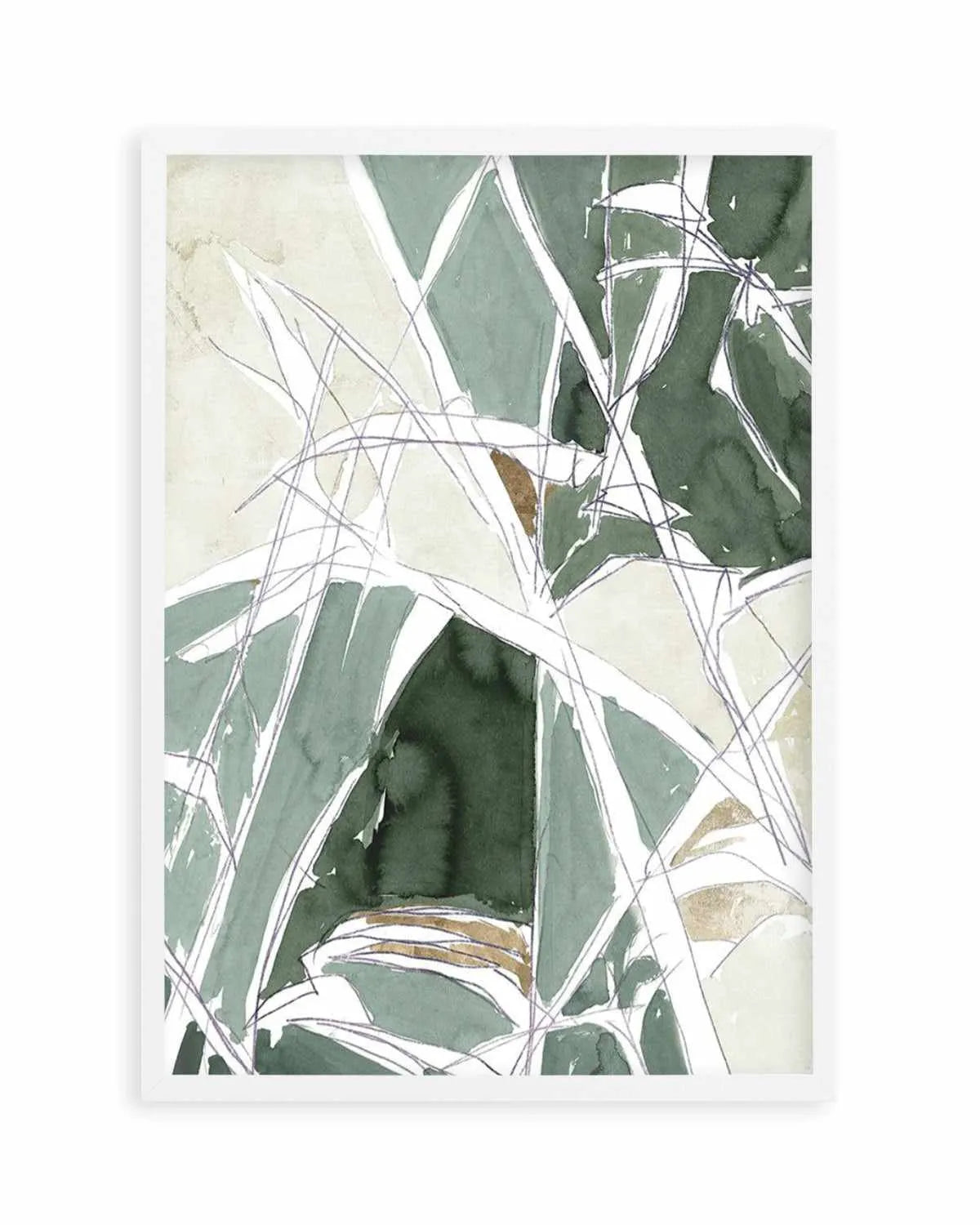 Bamboo Abstract II Art Print from Olive et Oriel where you can shop wallpaper and artworks online
