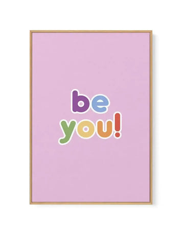 Be You | Framed Canvas-CANVAS-You can shop wall art online with Olive et Oriel for everything from abstract art to fun kids wall art. Our beautiful modern art prints and canvas art are available from large canvas prints to wall art paintings and our proudly Australian artwork collection offers only the highest quality framed large wall art and canvas art Australia - You can buy fashion photography prints or Hampton print posters and paintings on canvas from Olive et Oriel and have them delivered