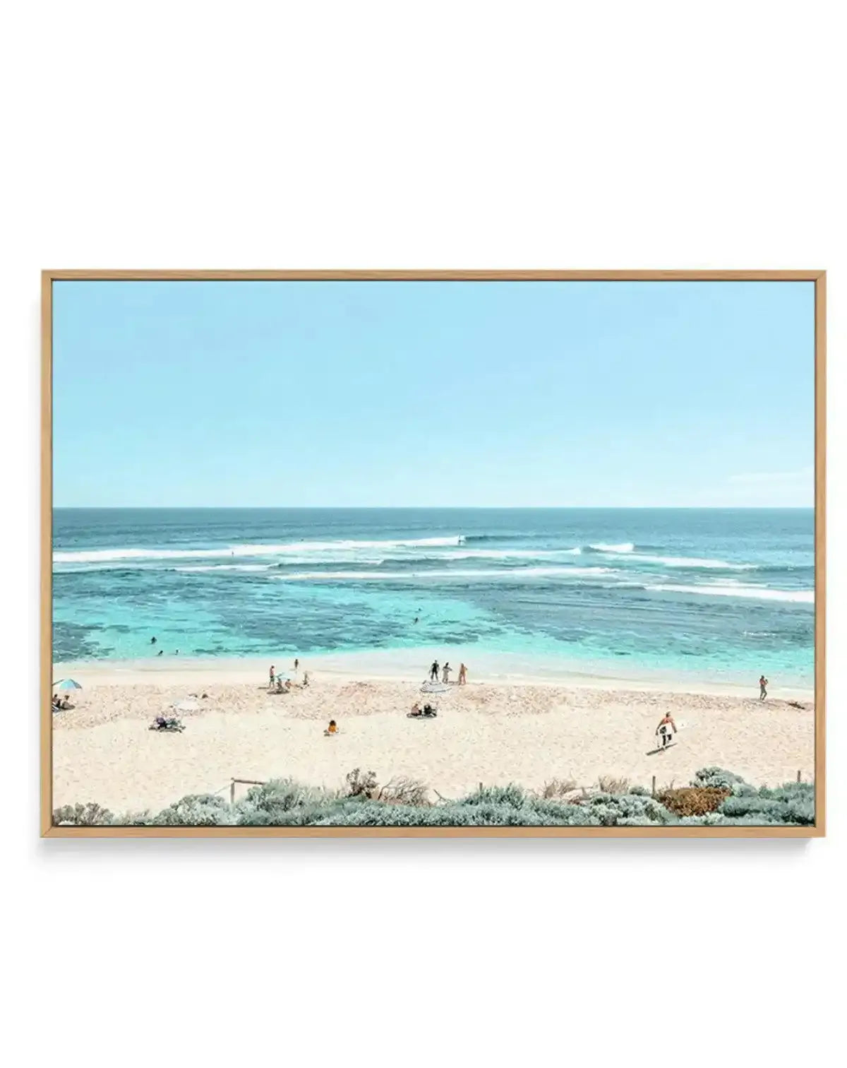 Beach Days, Yallingup | Framed Canvas-CANVAS-You can shop wall art online with Olive et Oriel for everything from abstract art to fun kids wall art. Our beautiful modern art prints and canvas art are available from large canvas prints to wall art paintings and our proudly Australian artwork collection offers only the highest quality framed large wall art and canvas art Australia - You can buy fashion photography prints or Hampton print posters and paintings on canvas from Olive et Oriel and have