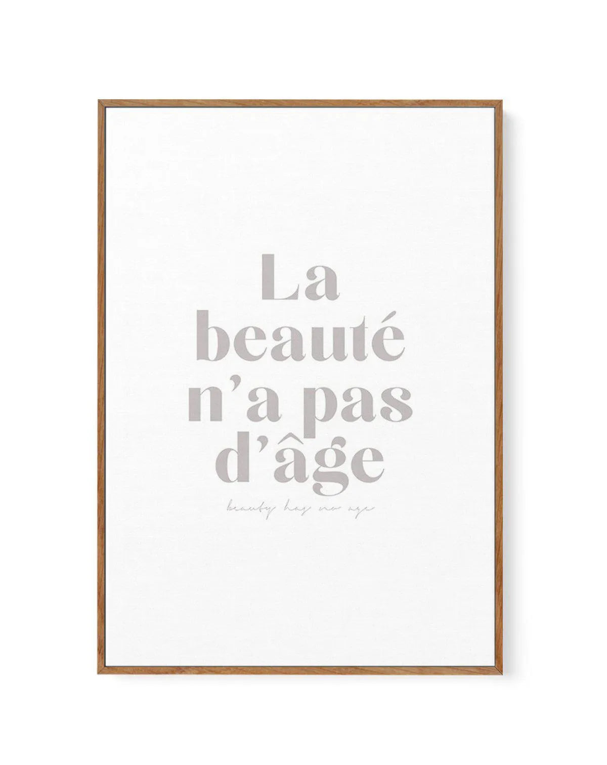 Beauty Has No Age | Framed Canvas-CANVAS-You can shop wall art online with Olive et Oriel for everything from abstract art to fun kids wall art. Our beautiful modern art prints and canvas art are available from large canvas prints to wall art paintings and our proudly Australian artwork collection offers only the highest quality framed large wall art and canvas art Australia - You can buy fashion photography prints or Hampton print posters and paintings on canvas from Olive et Oriel and have the