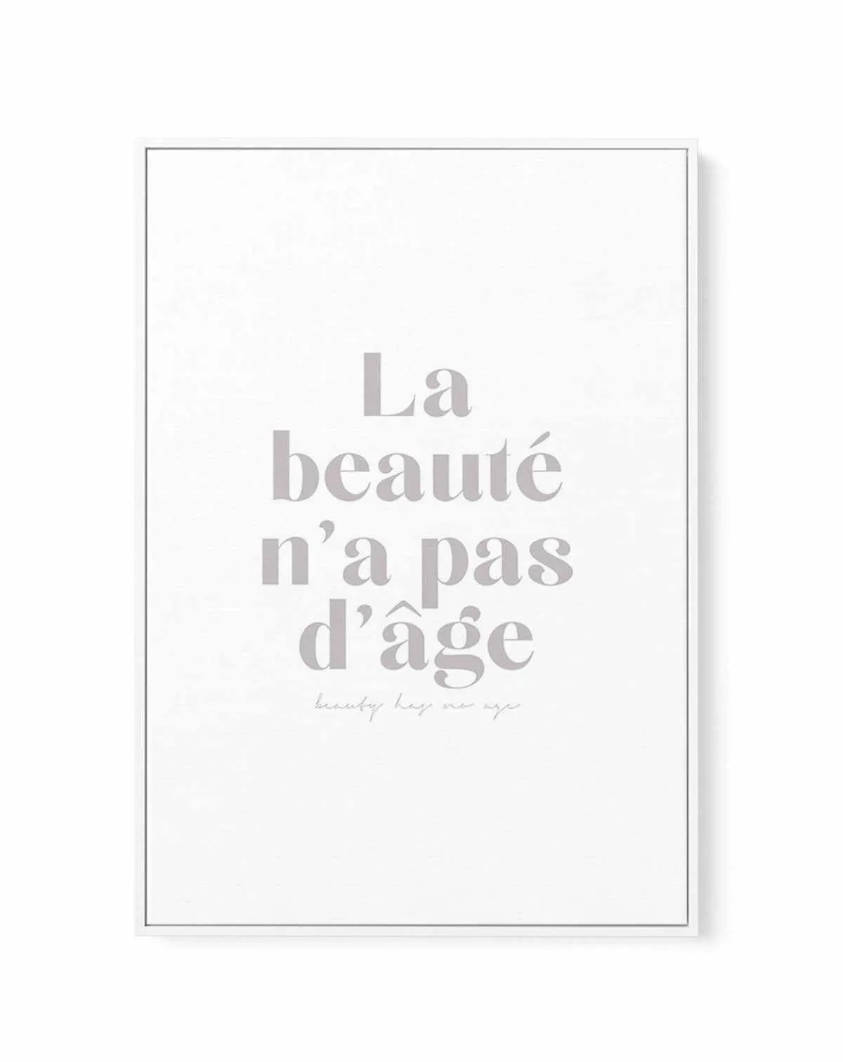 Beauty Has No Age | Framed Canvas-CANVAS-You can shop wall art online with Olive et Oriel for everything from abstract art to fun kids wall art. Our beautiful modern art prints and canvas art are available from large canvas prints to wall art paintings and our proudly Australian artwork collection offers only the highest quality framed large wall art and canvas art Australia - You can buy fashion photography prints or Hampton print posters and paintings on canvas from Olive et Oriel and have the