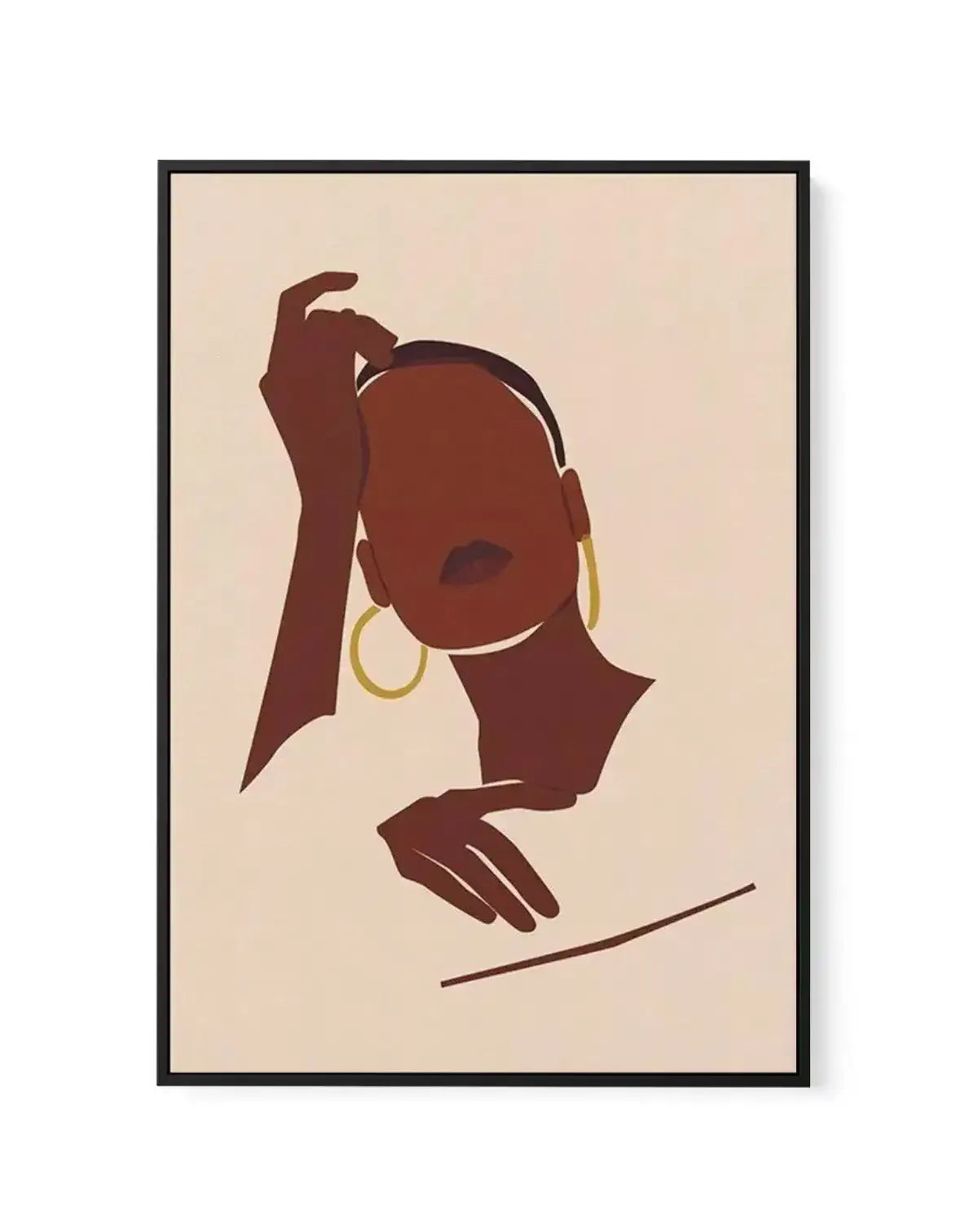 Belle Femme I | Framed Canvas-CANVAS-You can shop wall art online with Olive et Oriel for everything from abstract art to fun kids wall art. Our beautiful modern art prints and canvas art are available from large canvas prints to wall art paintings and our proudly Australian artwork collection offers only the highest quality framed large wall art and canvas art Australia - You can buy fashion photography prints or Hampton print posters and paintings on canvas from Olive et Oriel and have them de