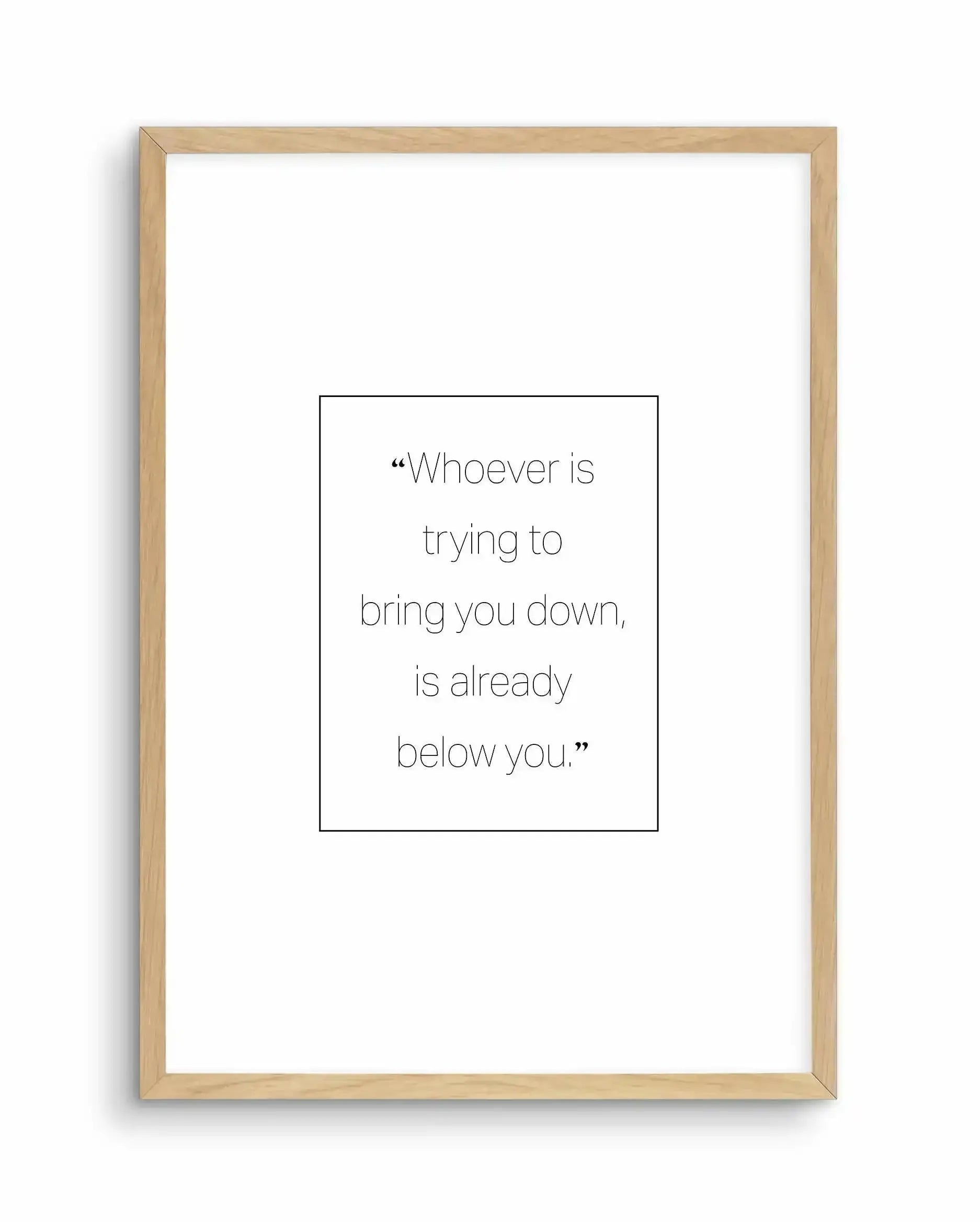 Below You Art Print-PRINT-Olive et Oriel-Olive et Oriel-A4 | 8.3" x 11.7" | 21 x 29.7cm-Oak-With White Border-Buy-Australian-Art-Prints-Online-with-Olive-et-Oriel-Your-Artwork-Specialists-Austrailia-Decorate-With-Coastal-Photo-Wall-Art-Prints-From-Our-Beach-House-Artwork-Collection-Fine-Poster-and-Framed-Artwork