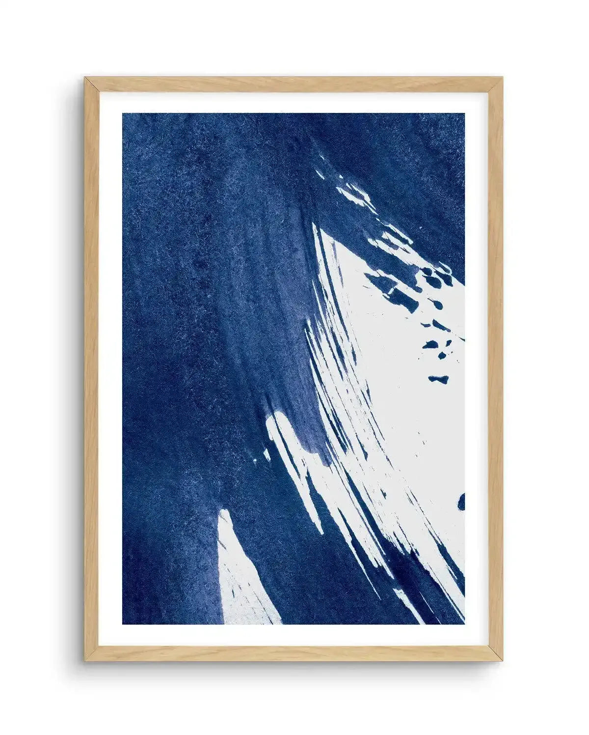 Bleue I Art Print-PRINT-Olive et Oriel-Olive et Oriel-A5 | 5.8" x 8.3" | 14.8 x 21cm-Oak-With White Border-Buy-Australian-Art-Prints-Online-with-Olive-et-Oriel-Your-Artwork-Specialists-Austrailia-Decorate-With-Coastal-Photo-Wall-Art-Prints-From-Our-Beach-House-Artwork-Collection-Fine-Poster-and-Framed-Artwork