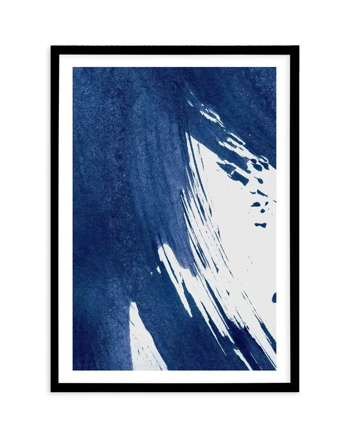 Bleue I Art Print-PRINT-Olive et Oriel-Olive et Oriel-A5 | 5.8" x 8.3" | 14.8 x 21cm-Black-With White Border-Buy-Australian-Art-Prints-Online-with-Olive-et-Oriel-Your-Artwork-Specialists-Austrailia-Decorate-With-Coastal-Photo-Wall-Art-Prints-From-Our-Beach-House-Artwork-Collection-Fine-Poster-and-Framed-Artwork