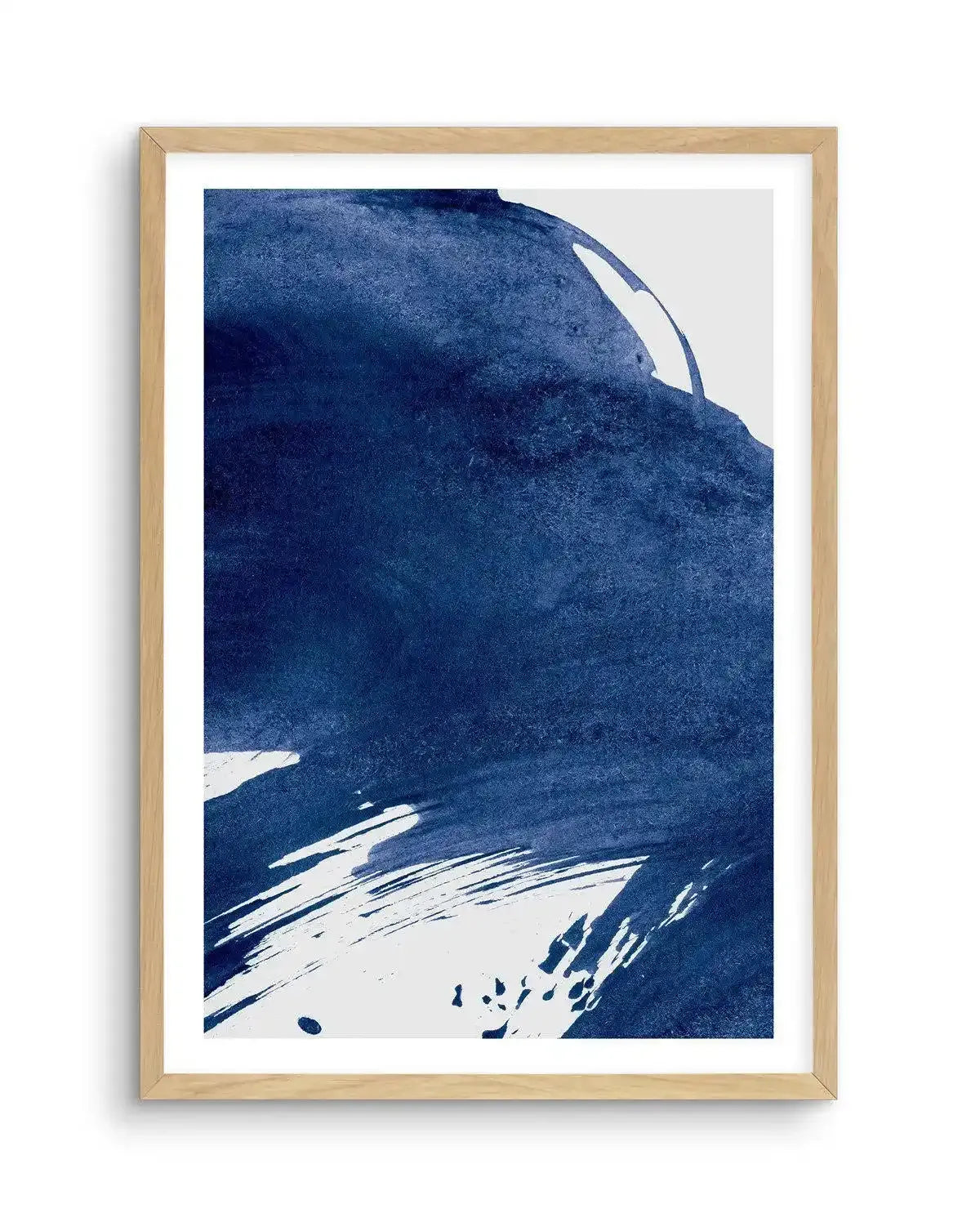 Bleue II Art Print-PRINT-Olive et Oriel-Olive et Oriel-A5 | 5.8" x 8.3" | 14.8 x 21cm-Oak-With White Border-Buy-Australian-Art-Prints-Online-with-Olive-et-Oriel-Your-Artwork-Specialists-Austrailia-Decorate-With-Coastal-Photo-Wall-Art-Prints-From-Our-Beach-House-Artwork-Collection-Fine-Poster-and-Framed-Artwork