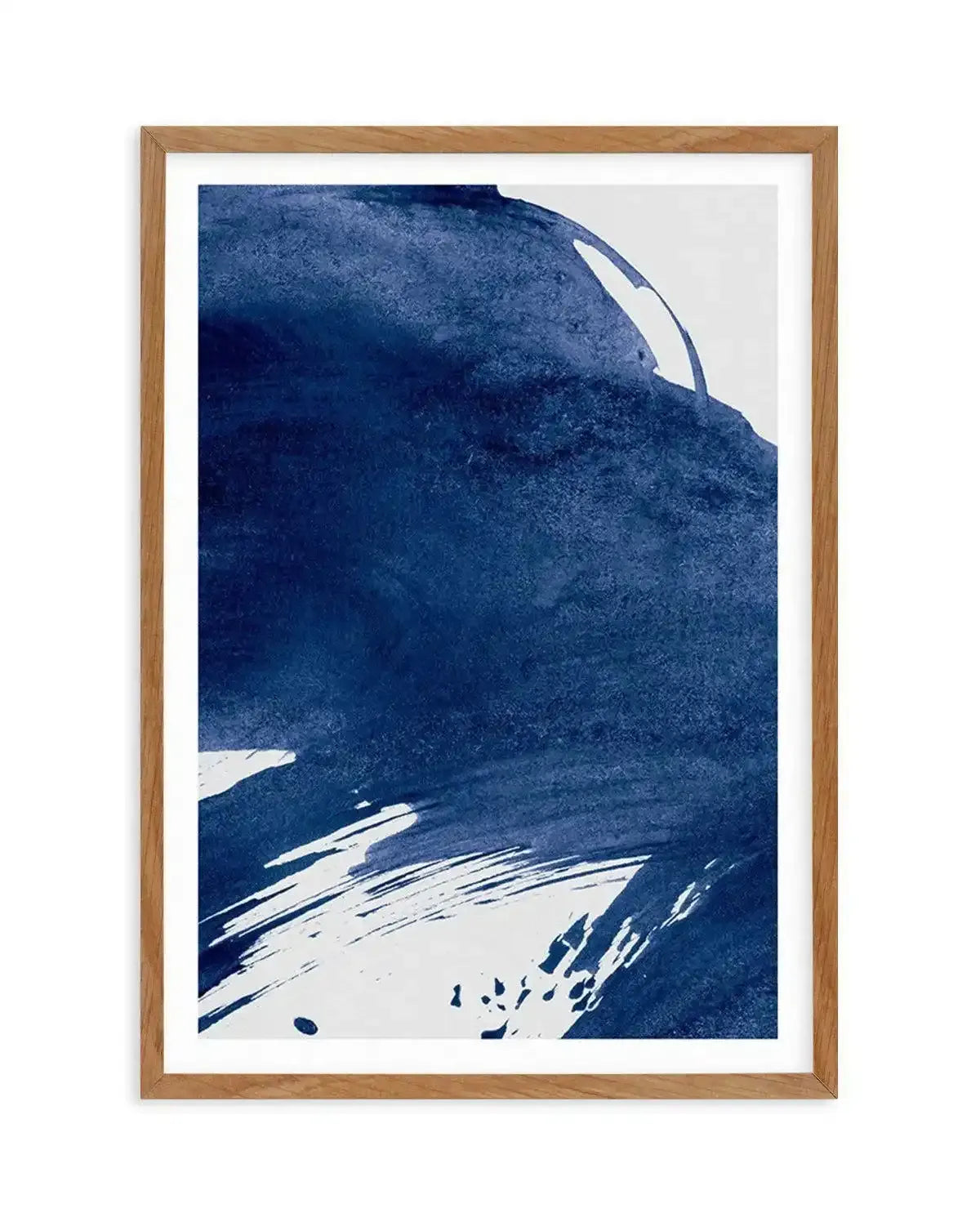 Bleue II Art Print-PRINT-Olive et Oriel-Olive et Oriel-50x70 cm | 19.6" x 27.5"-Walnut-With White Border-Buy-Australian-Art-Prints-Online-with-Olive-et-Oriel-Your-Artwork-Specialists-Austrailia-Decorate-With-Coastal-Photo-Wall-Art-Prints-From-Our-Beach-House-Artwork-Collection-Fine-Poster-and-Framed-Artwork