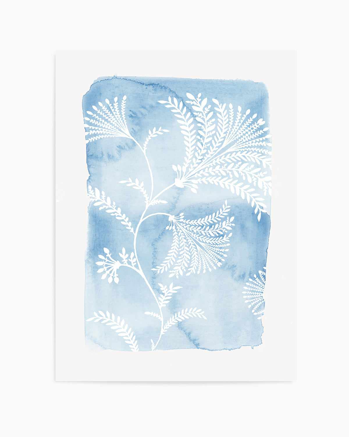 Blooming Blue Art Print