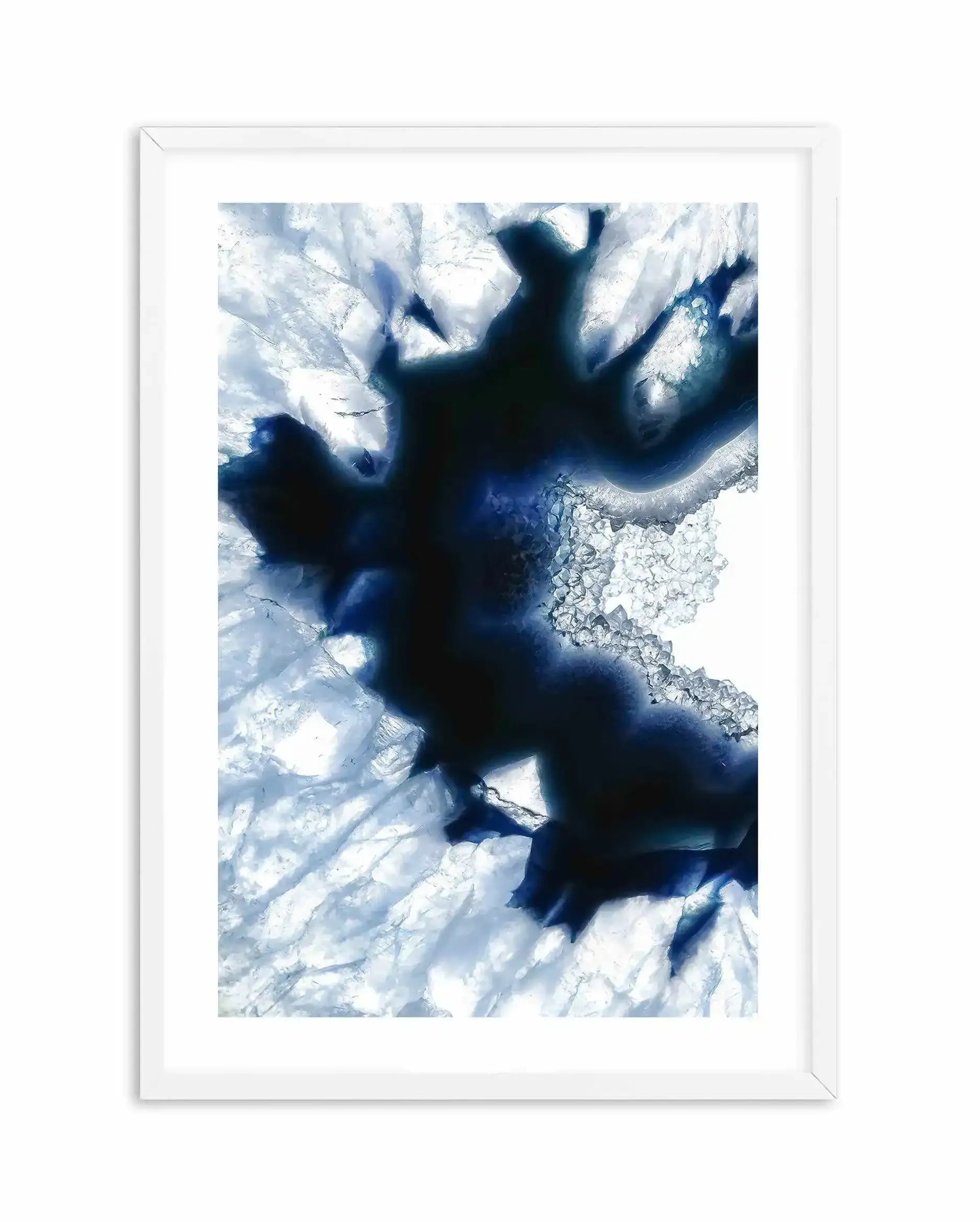 Blue Agate I Art Print-PRINT-Olive et Oriel-Olive et Oriel-A5 | 5.8" x 8.3" | 14.8 x 21cm-White-With White Border-Buy-Australian-Art-Prints-Online-with-Olive-et-Oriel-Your-Artwork-Specialists-Austrailia-Decorate-With-Coastal-Photo-Wall-Art-Prints-From-Our-Beach-House-Artwork-Collection-Fine-Poster-and-Framed-Artwork