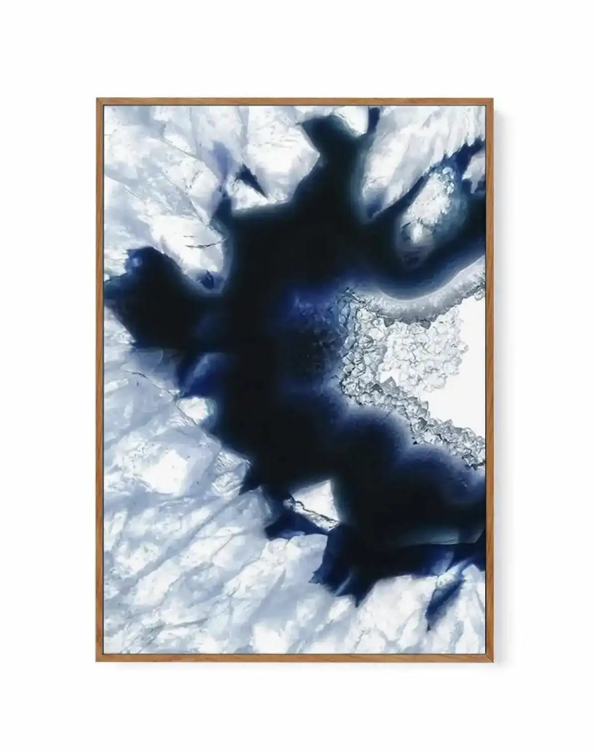 Blue Agate I | Framed Canvas Art Print from Olive et Oriel where you can shop wallpaper and artworks online