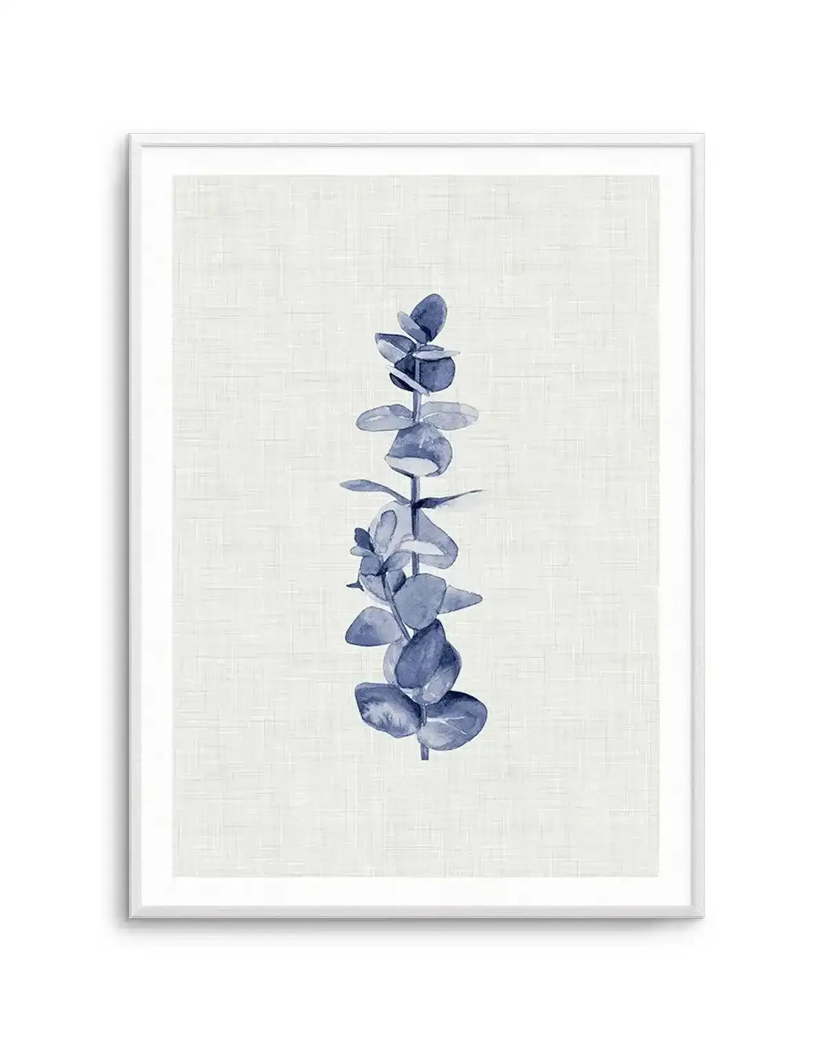 Blue Eucalyptus Art Print-PRINT-Olive et Oriel-Olive et Oriel-A5 | 5.8" x 8.3" | 14.8 x 21cm-Unframed Art Print-With White Border-Buy-Australian-Art-Prints-Online-with-Olive-et-Oriel-Your-Artwork-Specialists-Austrailia-Decorate-With-Coastal-Photo-Wall-Art-Prints-From-Our-Beach-House-Artwork-Collection-Fine-Poster-and-Framed-Artwork