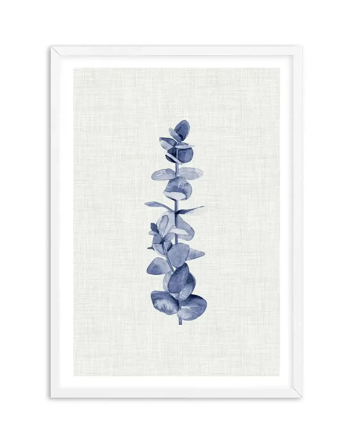 Blue Eucalyptus Art Print-PRINT-Olive et Oriel-Olive et Oriel-A5 | 5.8" x 8.3" | 14.8 x 21cm-White-With White Border-Buy-Australian-Art-Prints-Online-with-Olive-et-Oriel-Your-Artwork-Specialists-Austrailia-Decorate-With-Coastal-Photo-Wall-Art-Prints-From-Our-Beach-House-Artwork-Collection-Fine-Poster-and-Framed-Artwork