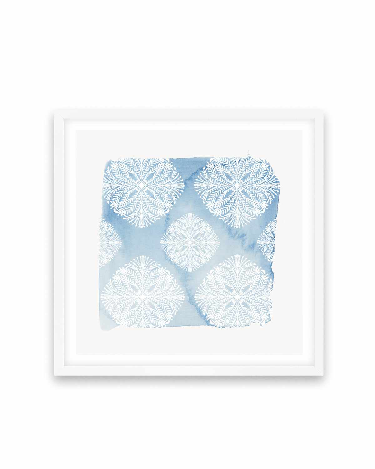 Blue Reflections Art Print