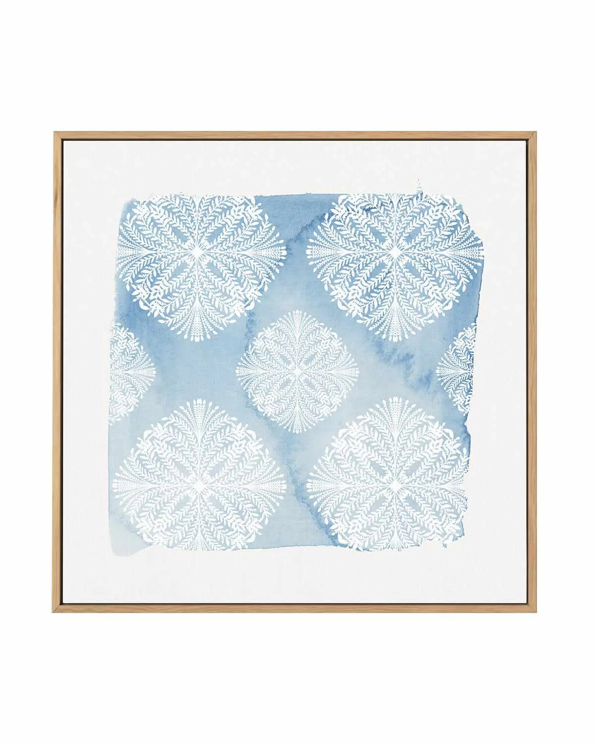 Blue Reflections | Framed Canvas Art Print from Olive et Oriel where you can shop wallpaper and artworks online