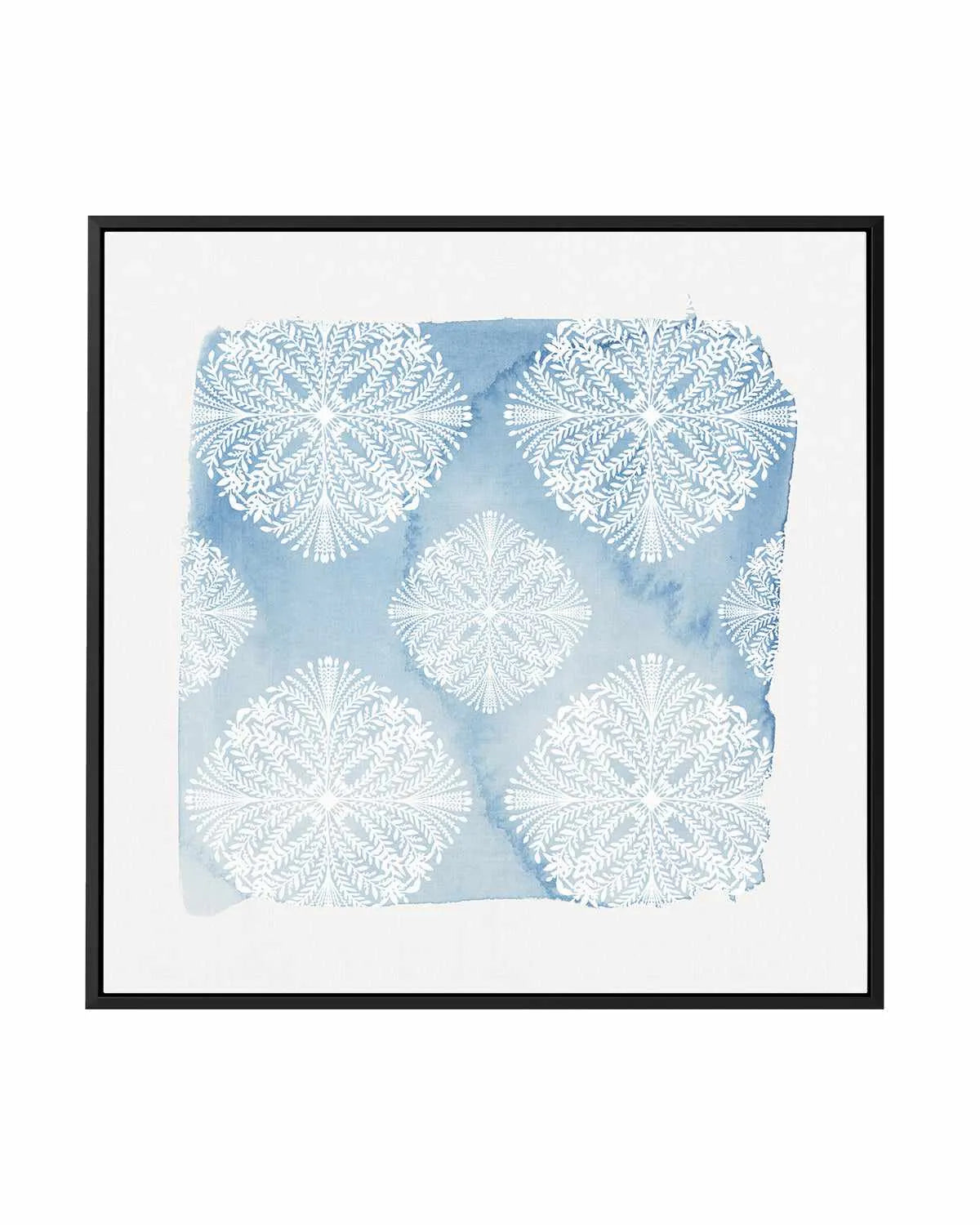 Blue Reflections | Framed Canvas Art Print from Olive et Oriel where you can shop wallpaper and artworks online