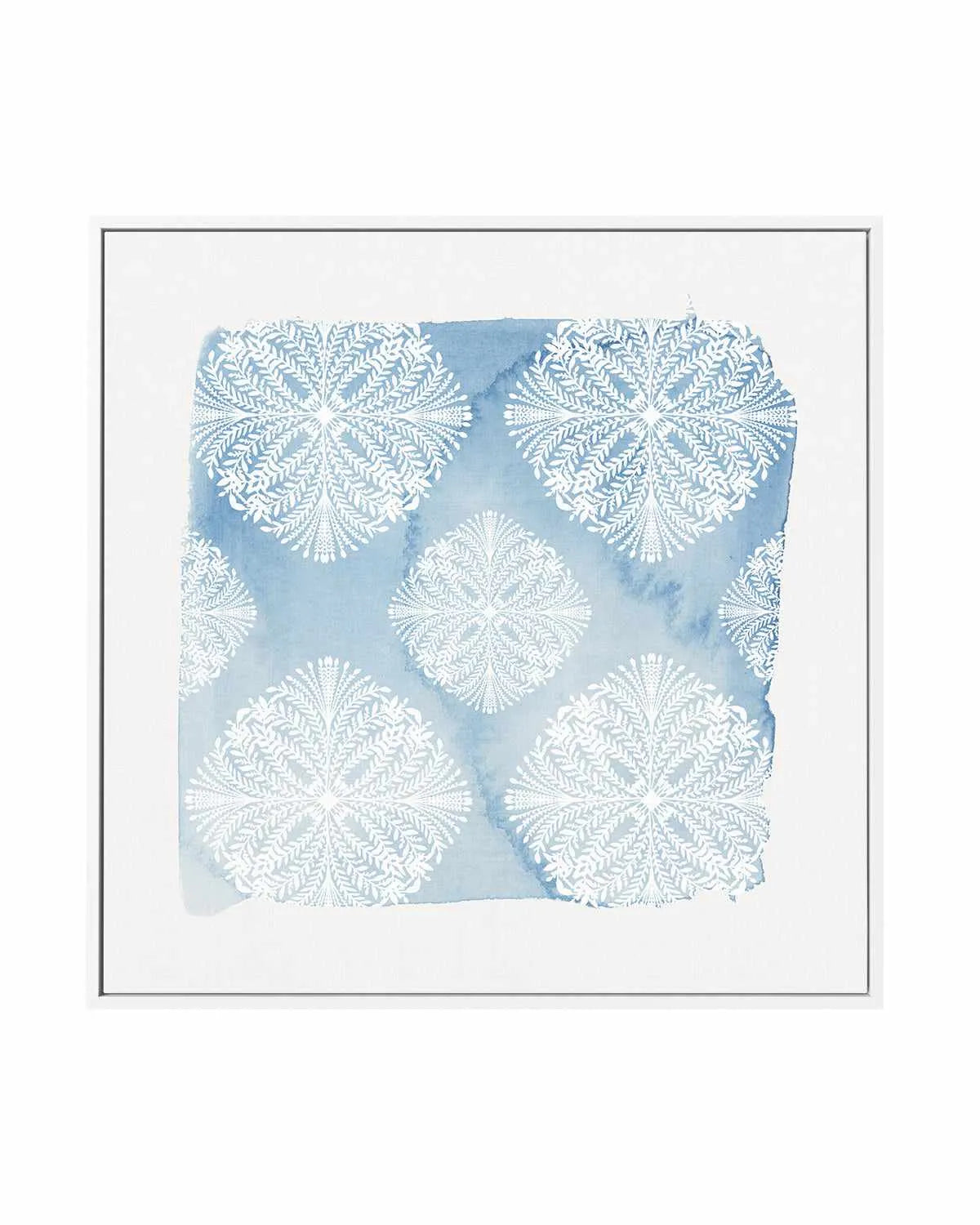 Blue Reflections | Framed Canvas Art Print from Olive et Oriel where you can shop wallpaper and artworks online
