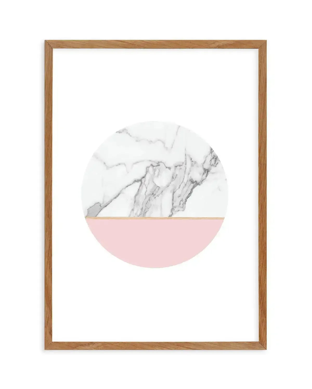 Blushing Moon Art Print-PRINT-Olive et Oriel-Olive et Oriel-50x70 cm | 19.6" x 27.5"-Walnut-With White Border-Buy-Australian-Art-Prints-Online-with-Olive-et-Oriel-Your-Artwork-Specialists-Austrailia-Decorate-With-Coastal-Photo-Wall-Art-Prints-From-Our-Beach-House-Artwork-Collection-Fine-Poster-and-Framed-Artwork