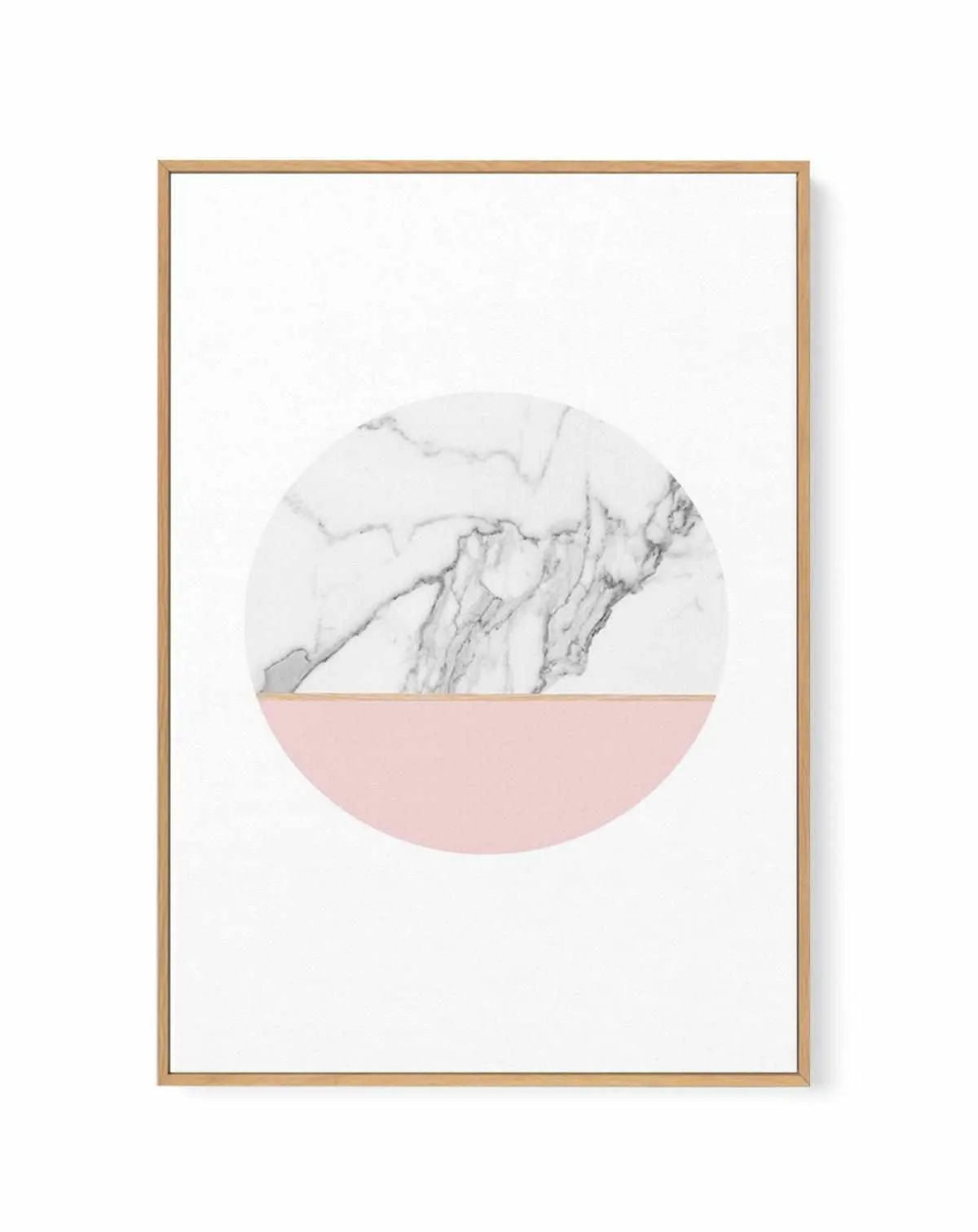 Blushing Moon | Framed Canvas from Olive et Oriel where you can shop wallpaper and artworks online