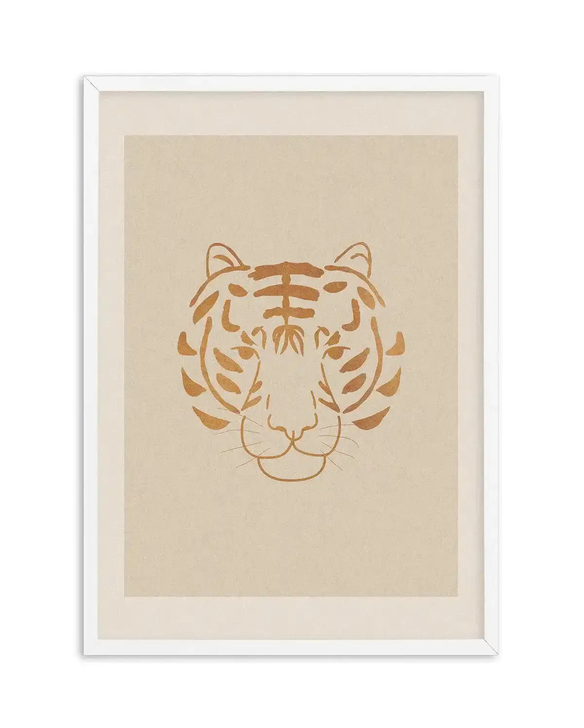 Boheme Tiger Art Print-PRINT-Olive et Oriel-Olive et Oriel-A5 | 5.8" x 8.3" | 14.8 x 21cm-White-With White Border-Buy-Australian-Art-Prints-Online-with-Olive-et-Oriel-Your-Artwork-Specialists-Austrailia-Decorate-With-Coastal-Photo-Wall-Art-Prints-From-Our-Beach-House-Artwork-Collection-Fine-Poster-and-Framed-Artwork