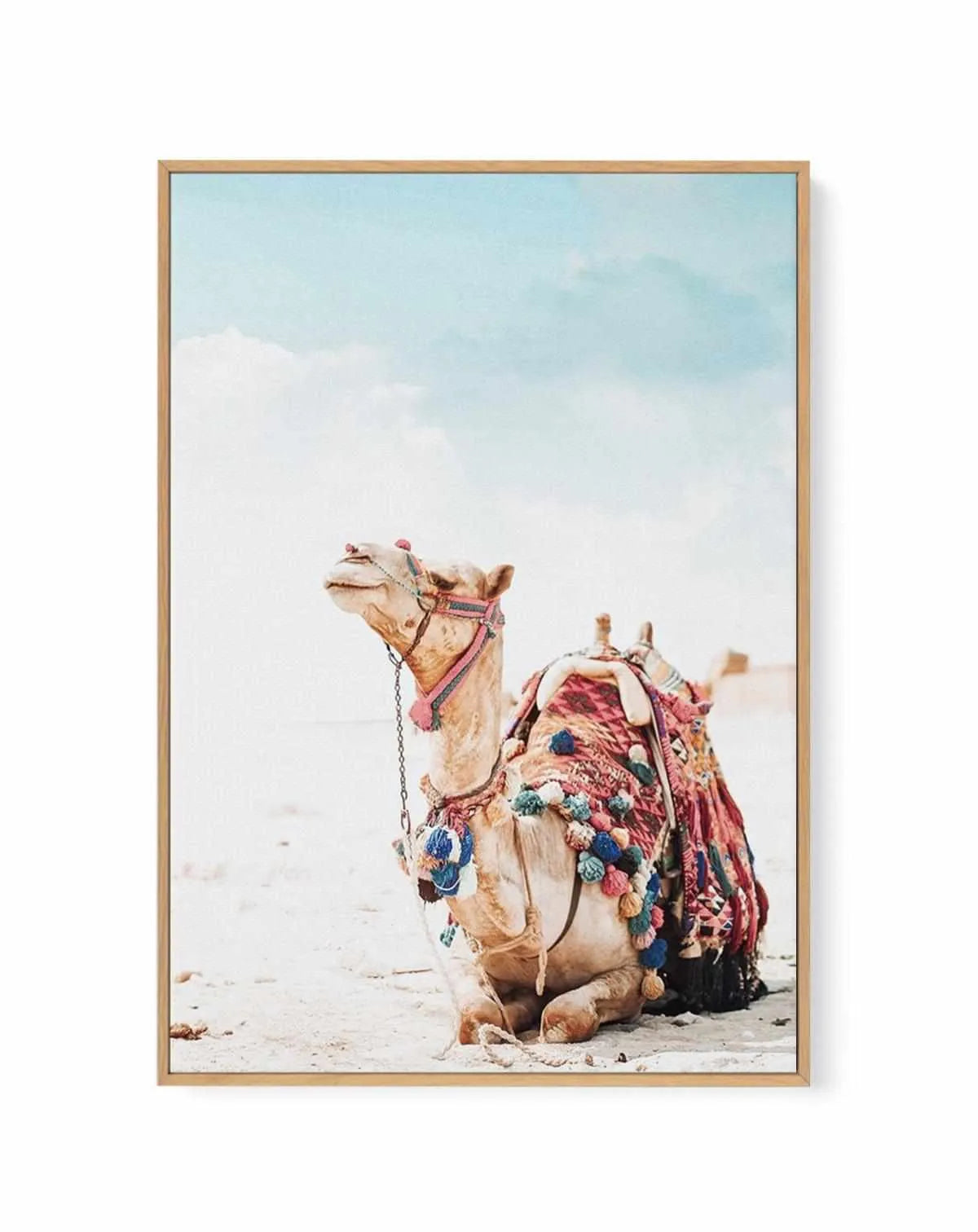 Bohemian Camel | Framed Canvas from Olive et Oriel where you can shop wallpaper and artworks online