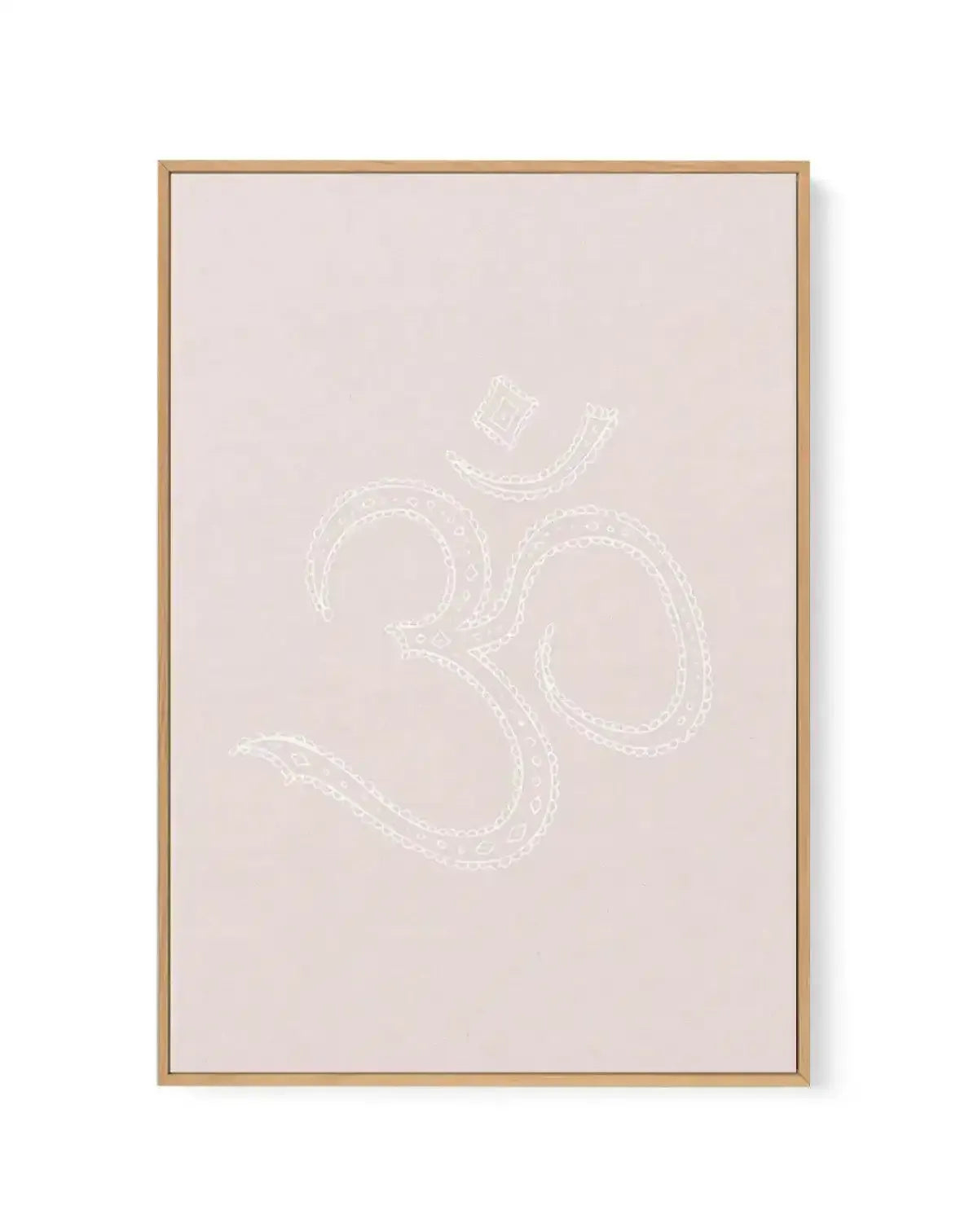 Bohemian Lace | Om | Framed Canvas-CANVAS-You can shop wall art online with Olive et Oriel for everything from abstract art to fun kids wall art. Our beautiful modern art prints and canvas art are available from large canvas prints to wall art paintings and our proudly Australian artwork collection offers only the highest quality framed large wall art and canvas art Australia - You can buy fashion photography prints or Hampton print posters and paintings on canvas from Olive et Oriel and have th