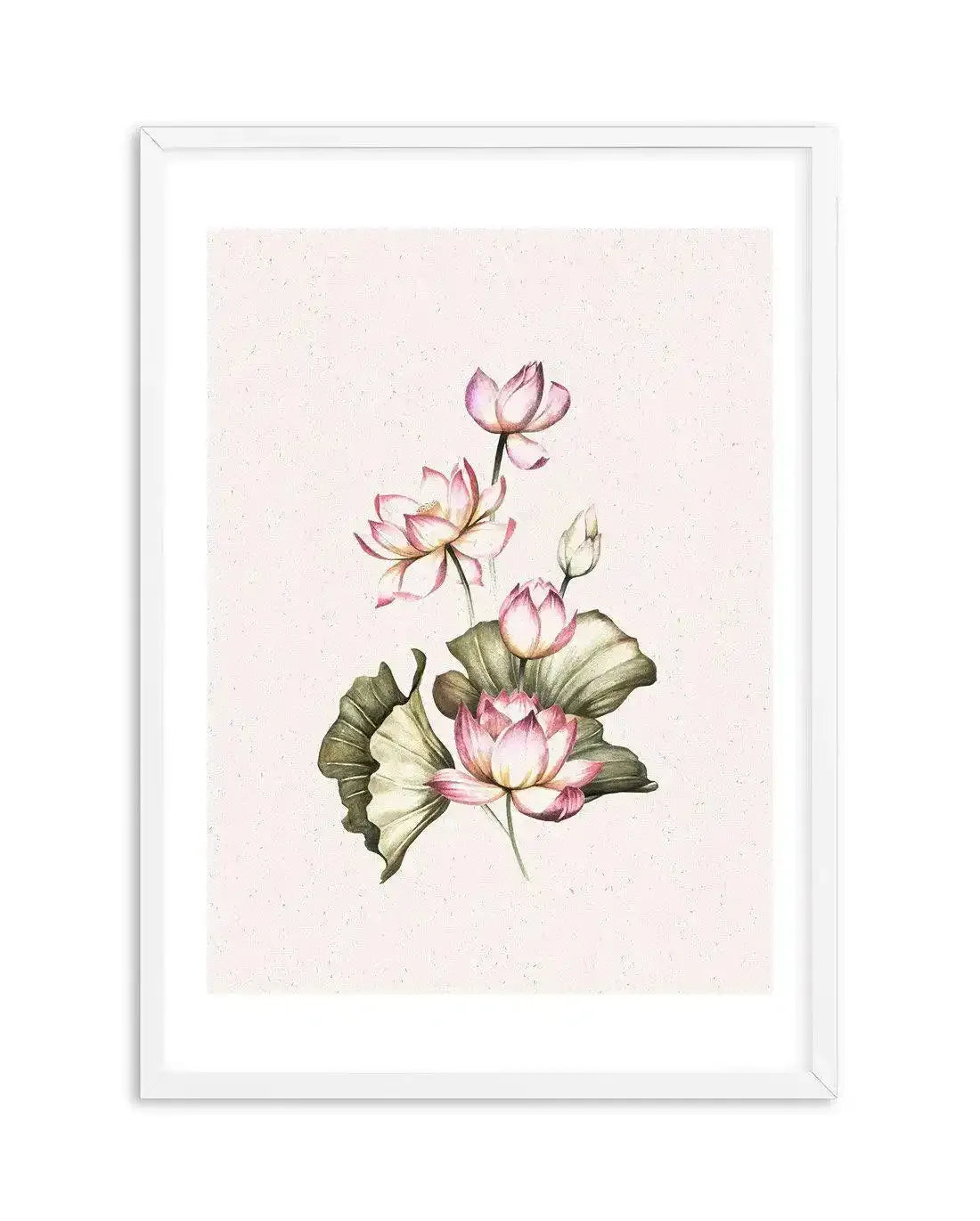 Bohemian Lotus I Art Print-PRINT-Olive et Oriel-Olive et Oriel-A5 | 5.8" x 8.3" | 14.8 x 21cm-White-With White Border-Buy-Australian-Art-Prints-Online-with-Olive-et-Oriel-Your-Artwork-Specialists-Austrailia-Decorate-With-Coastal-Photo-Wall-Art-Prints-From-Our-Beach-House-Artwork-Collection-Fine-Poster-and-Framed-Artwork