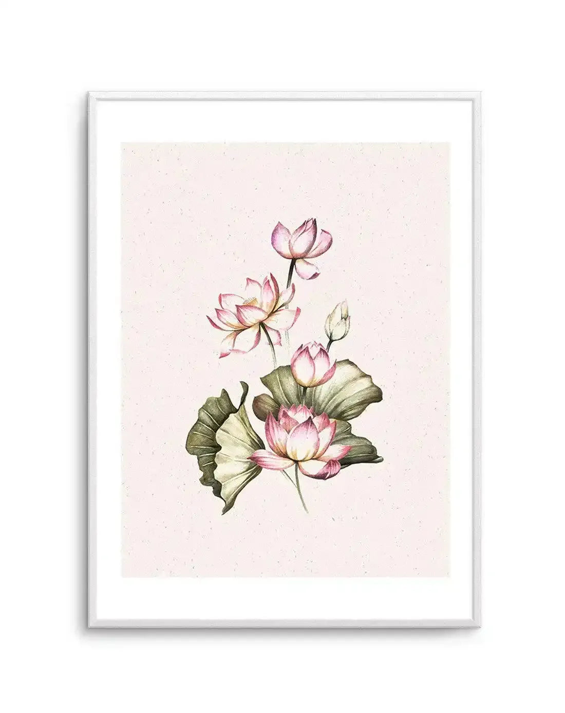 Bohemian Lotus I Art Print-PRINT-Olive et Oriel-Olive et Oriel-A5 | 5.8" x 8.3" | 14.8 x 21cm-Unframed Art Print-With White Border-Buy-Australian-Art-Prints-Online-with-Olive-et-Oriel-Your-Artwork-Specialists-Austrailia-Decorate-With-Coastal-Photo-Wall-Art-Prints-From-Our-Beach-House-Artwork-Collection-Fine-Poster-and-Framed-Artwork