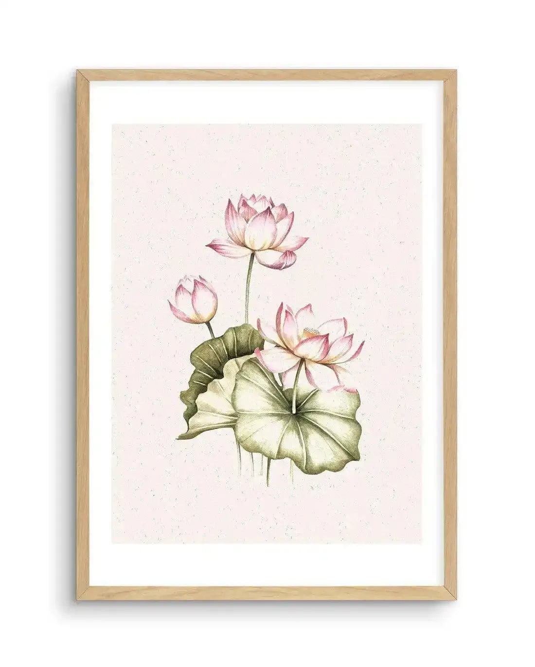 Bohemian Lotus II Art Print-PRINT-Olive et Oriel-Olive et Oriel-A5 | 5.8" x 8.3" | 14.8 x 21cm-Oak-With White Border-Buy-Australian-Art-Prints-Online-with-Olive-et-Oriel-Your-Artwork-Specialists-Austrailia-Decorate-With-Coastal-Photo-Wall-Art-Prints-From-Our-Beach-House-Artwork-Collection-Fine-Poster-and-Framed-Artwork