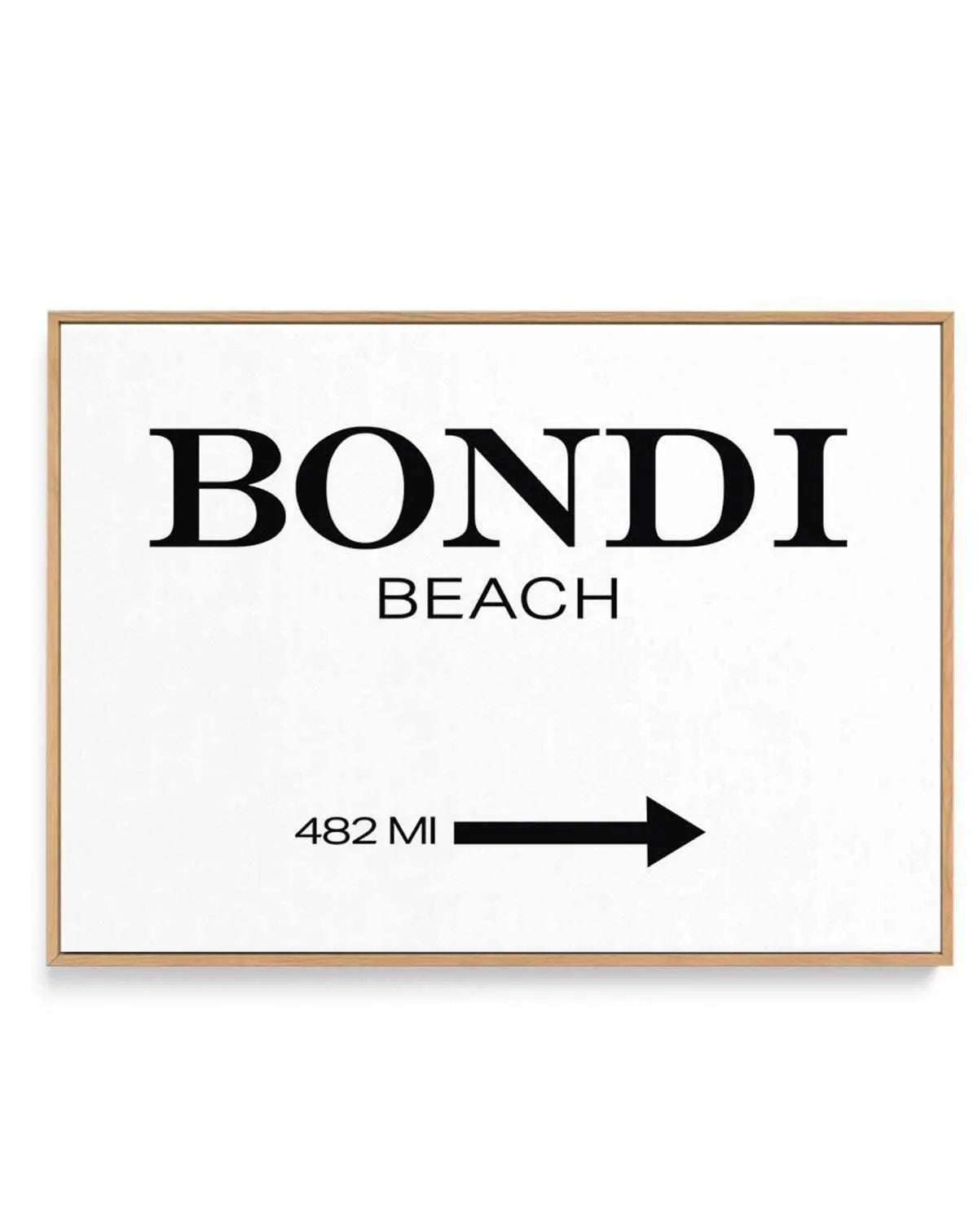 Bondi Beach | Framed Canvas from Olive et Oriel where you can shop wallpaper and artworks online