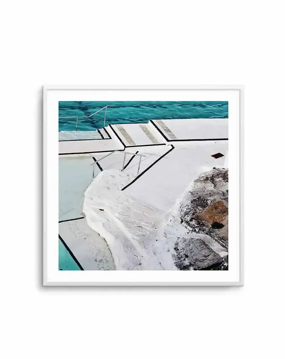 Bondi Etapes | SQ Art Print-PRINT-Olive et Oriel-Olive et Oriel-Buy-Australian-Art-Prints-Online-with-Olive-et-Oriel-Your-Artwork-Specialists-Austrailia-Decorate-With-Coastal-Photo-Wall-Art-Prints-From-Our-Beach-House-Artwork-Collection-Fine-Poster-and-Framed-Artwork