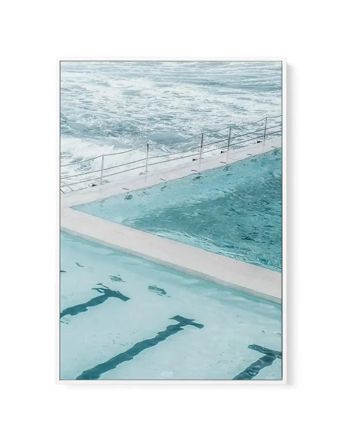 Bondi In Blue II | Framed Canvas-CANVAS-You can shop wall art online with Olive et Oriel for everything from abstract art to fun kids wall art. Our beautiful modern art prints and canvas art are available from large canvas prints to wall art paintings and our proudly Australian artwork collection offers only the highest quality framed large wall art and canvas art Australia - You can buy fashion photography prints or Hampton print posters and paintings on canvas from Olive et Oriel and have them