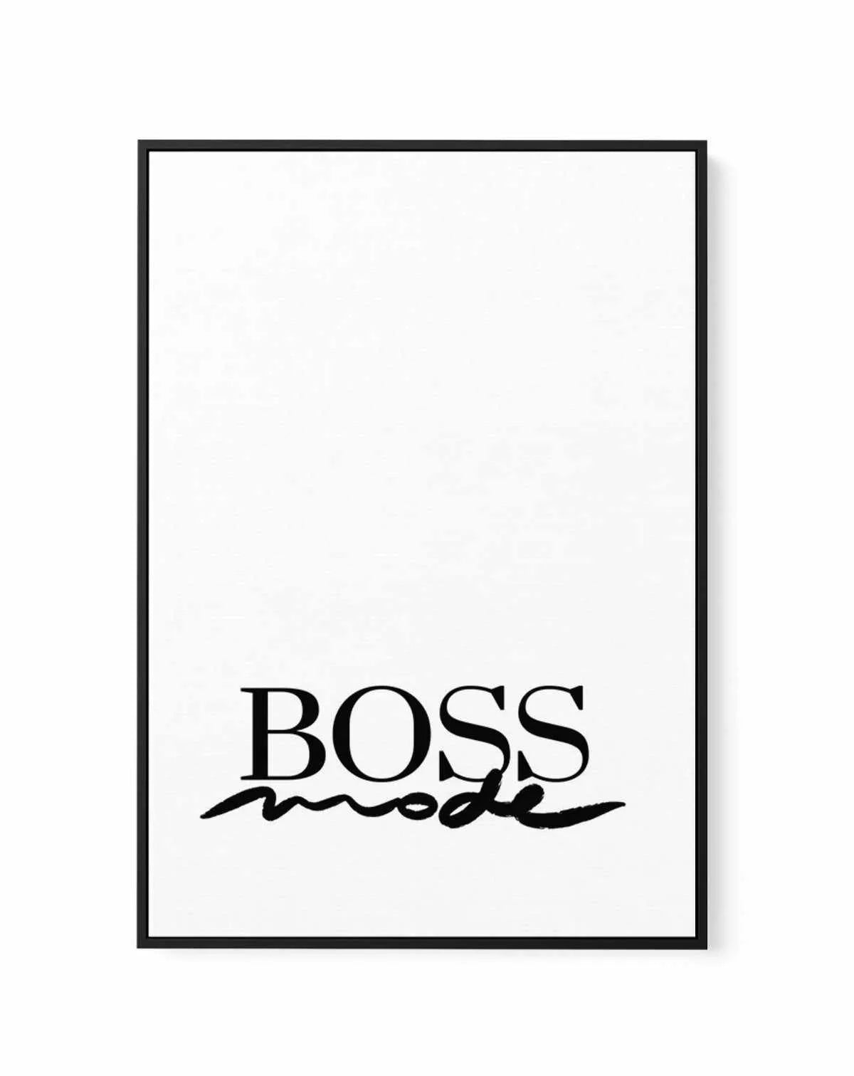 Boss Mode | Framed Canvas-CANVAS-You can shop wall art online with Olive et Oriel for everything from abstract art to fun kids wall art. Our beautiful modern art prints and canvas art are available from large canvas prints to wall art paintings and our proudly Australian artwork collection offers only the highest quality framed large wall art and canvas art Australia - You can buy fashion photography prints or Hampton print posters and paintings on canvas from Olive et Oriel and have them delive