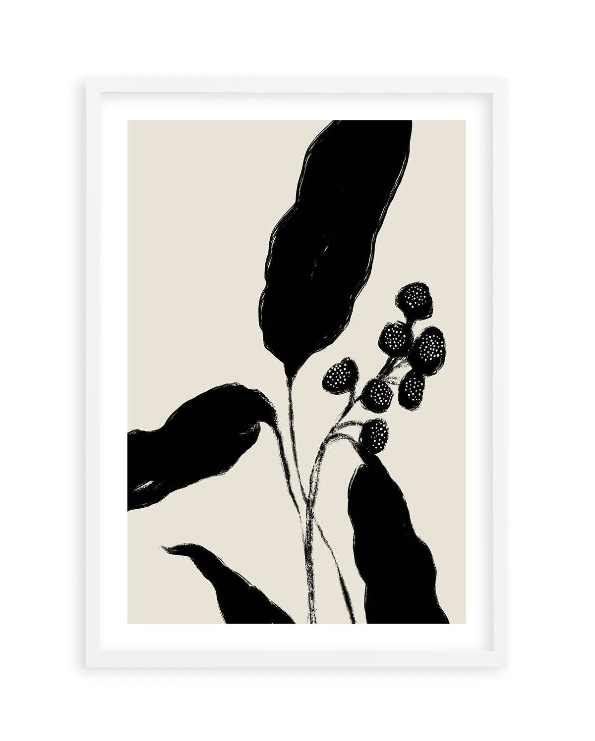 Botanical Form Art Print from Olive et Oriel where you can shop wallpaper and artworks online