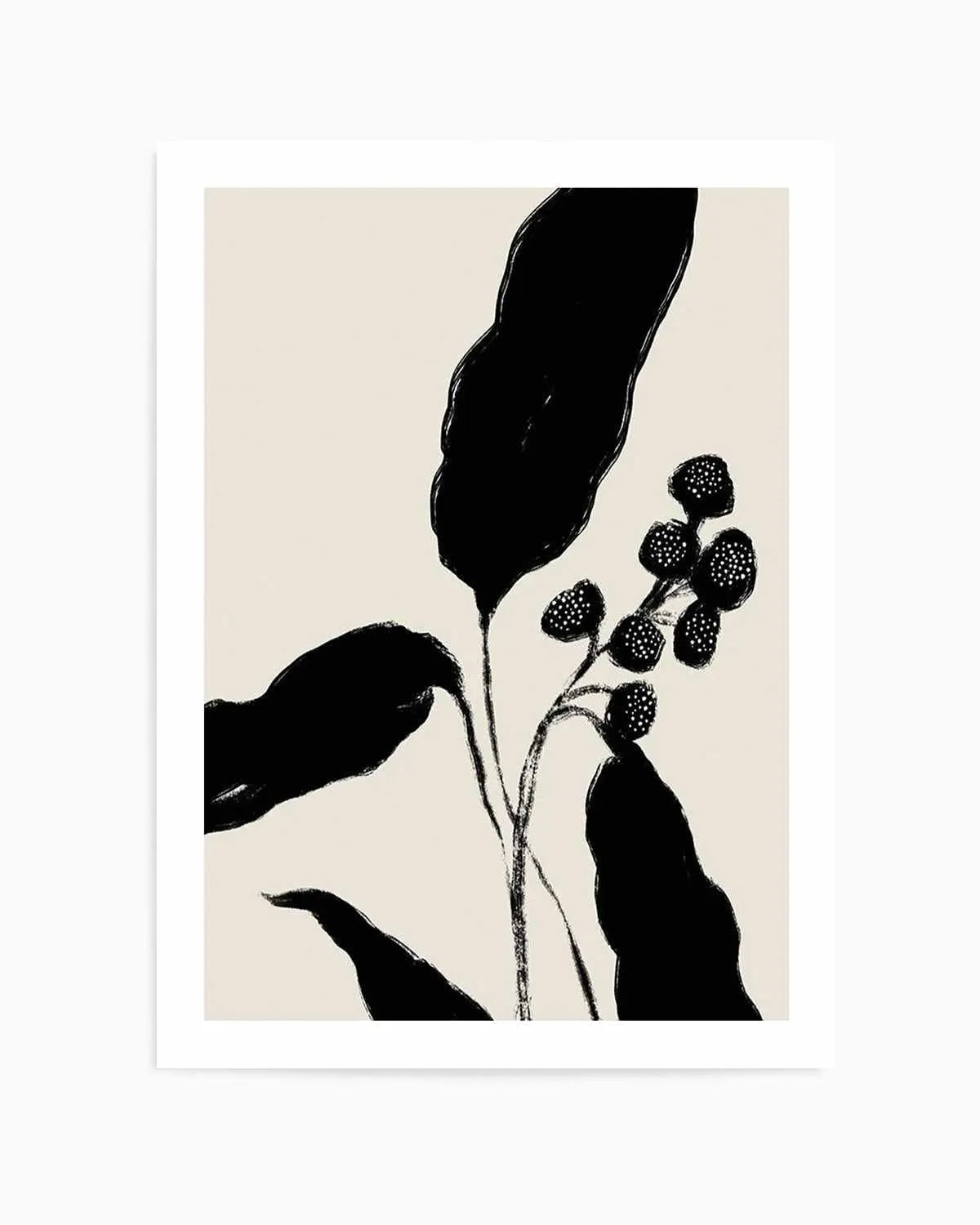 Botanical Form Art Print from Olive et Oriel where you can shop wallpaper and artworks online