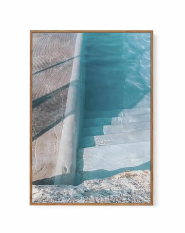 Bronte Pool Abstract I | Framed Canvas from Olive et Oriel where you can shop wallpaper and artworks online
