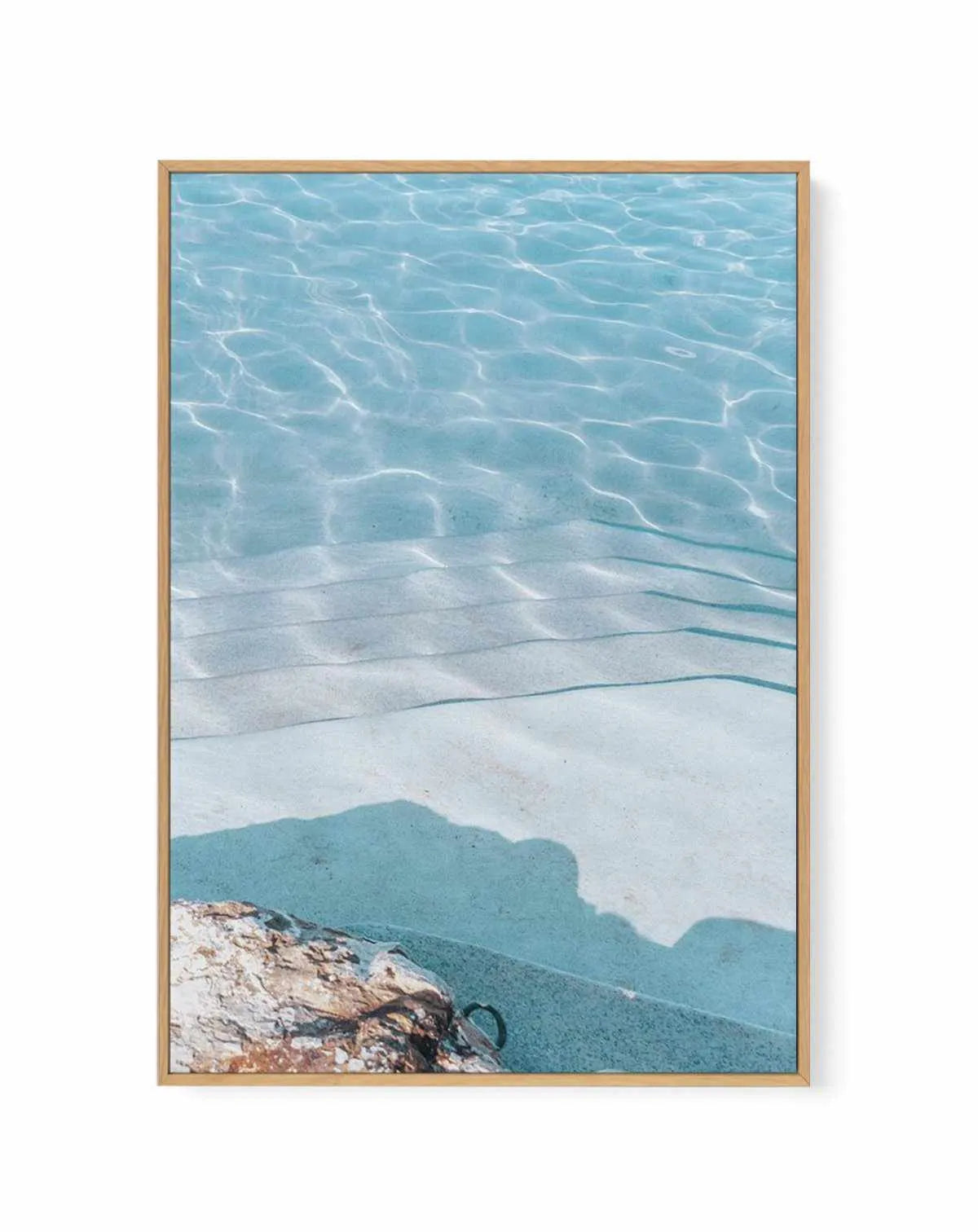 Bronte Pool Abstract II | Framed Canvas from Olive et Oriel where you can shop wallpaper and artworks online