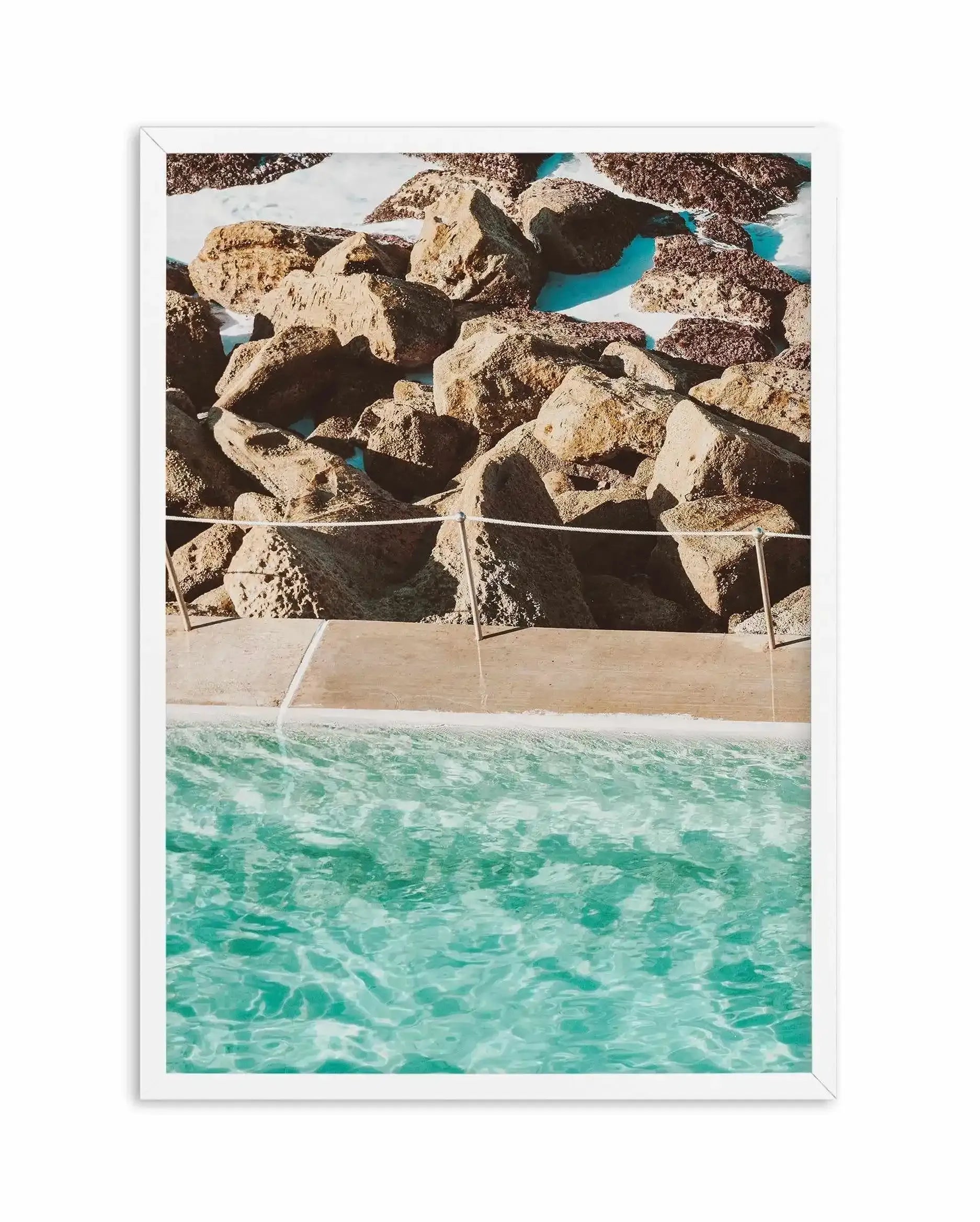 Bronte Pool I | PT Art Print-PRINT-Olive et Oriel-Olive et Oriel-A5 | 5.8" x 8.3" | 14.8 x 21cm-White-With White Border-Buy-Australian-Art-Prints-Online-with-Olive-et-Oriel-Your-Artwork-Specialists-Austrailia-Decorate-With-Coastal-Photo-Wall-Art-Prints-From-Our-Beach-House-Artwork-Collection-Fine-Poster-and-Framed-Artwork