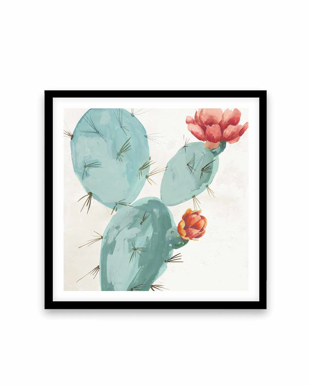 Bunny Ears Cactus Art Print from Olive et Oriel where you can shop wallpaper and artworks online