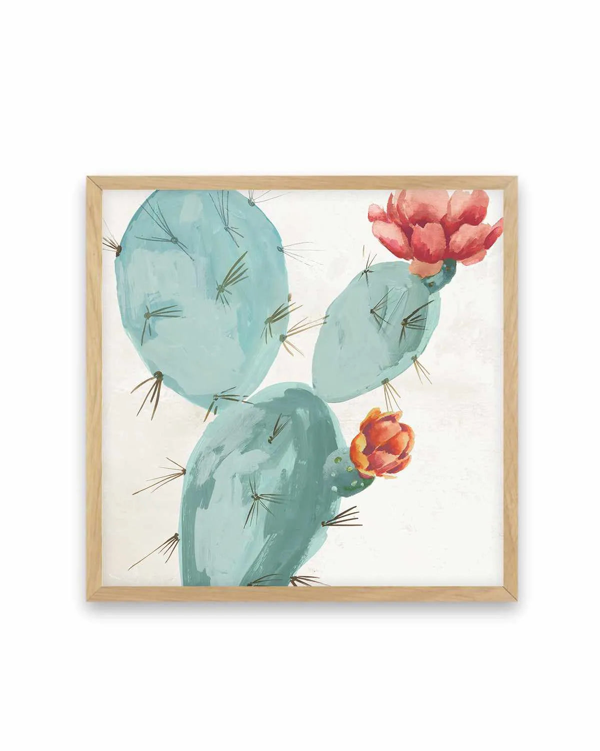 Bunny Ears Cactus Art Print from Olive et Oriel where you can shop wallpaper and artworks online