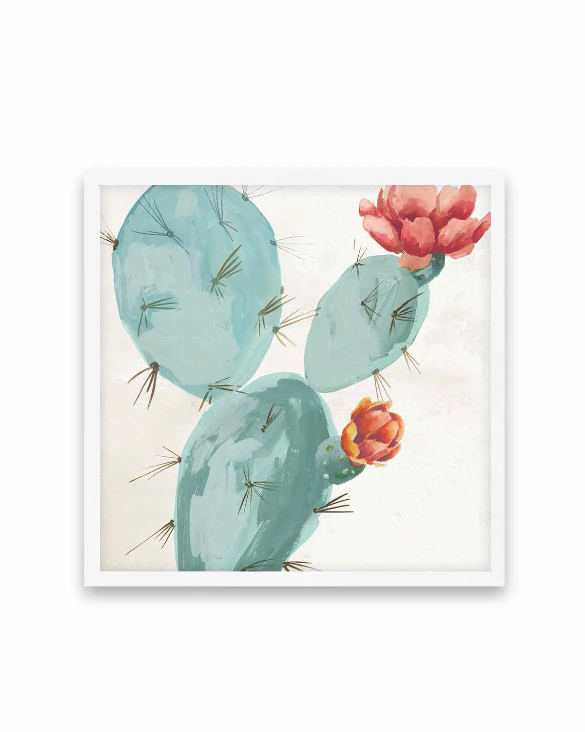 Bunny Ears Cactus Art Print from Olive et Oriel where you can shop wallpaper and artworks online