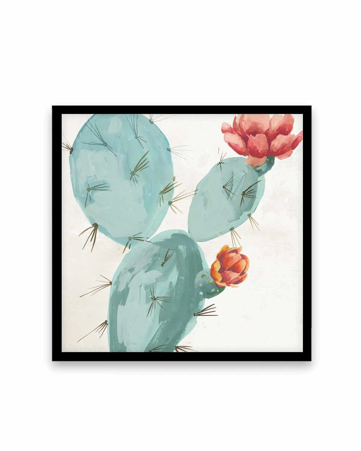 Bunny Ears Cactus Art Print from Olive et Oriel where you can shop wallpaper and artworks online