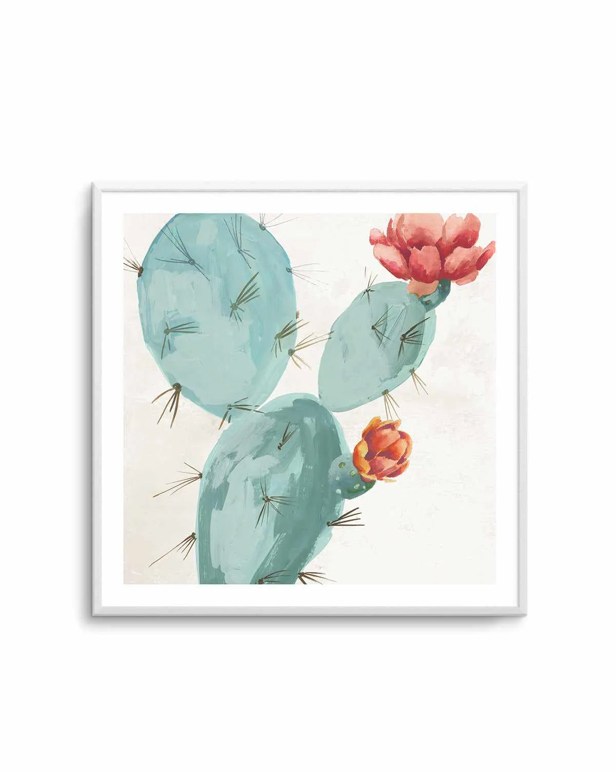 Bunny Ears Cactus Art Print from Olive et Oriel where you can shop wallpaper and artworks online