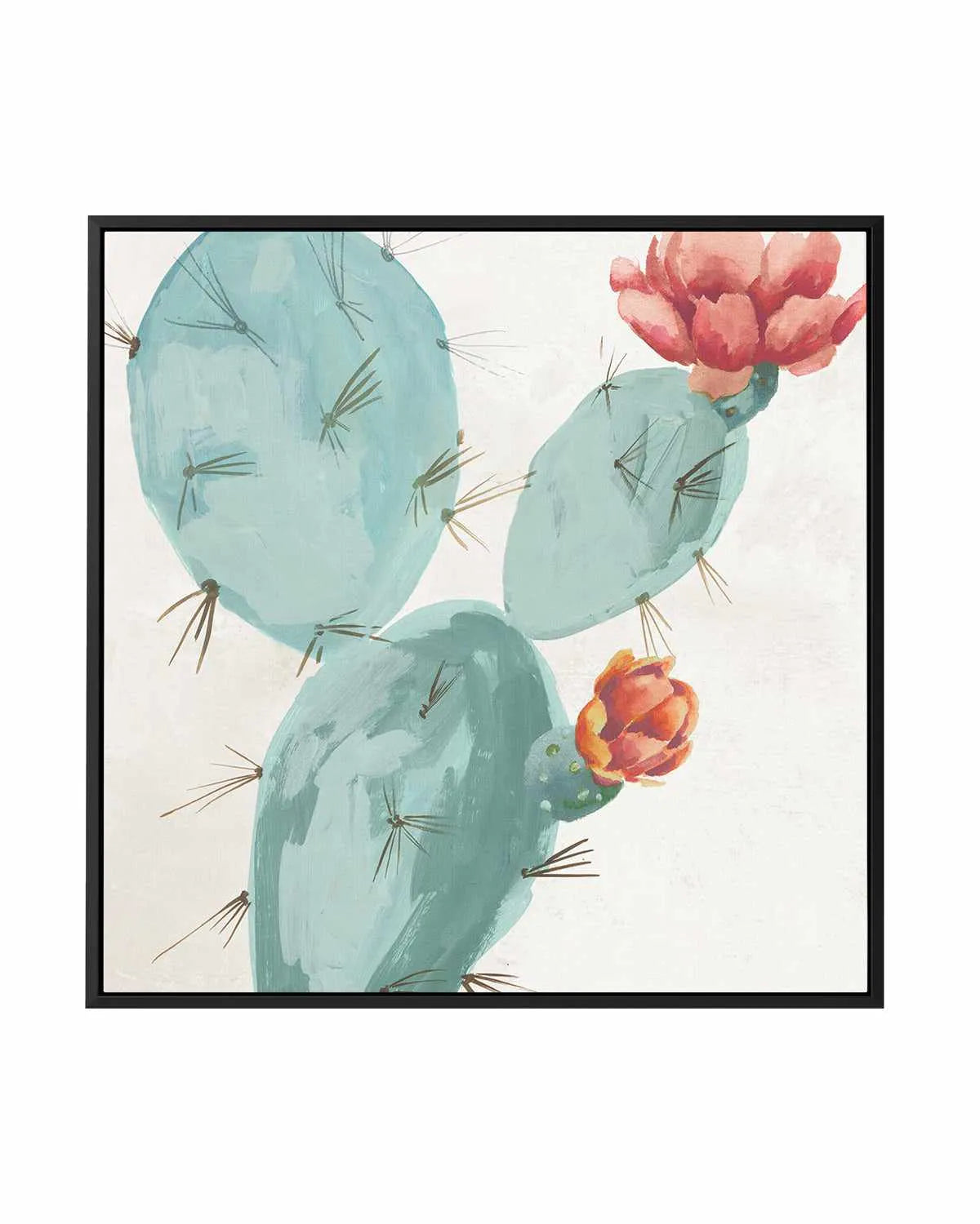 Bunny Ears Cactus | Framed Canvas Art Print from Olive et Oriel where you can shop wallpaper and artworks online