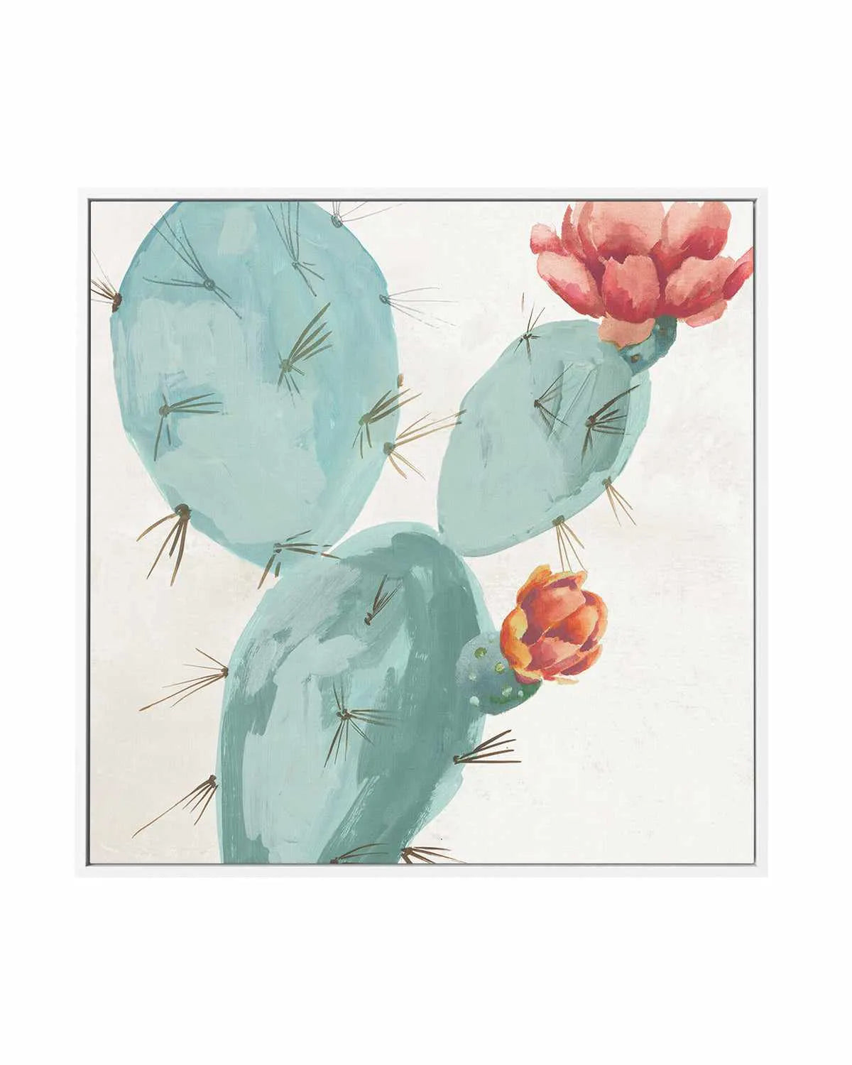 Bunny Ears Cactus | Framed Canvas Art Print from Olive et Oriel where you can shop wallpaper and artworks online