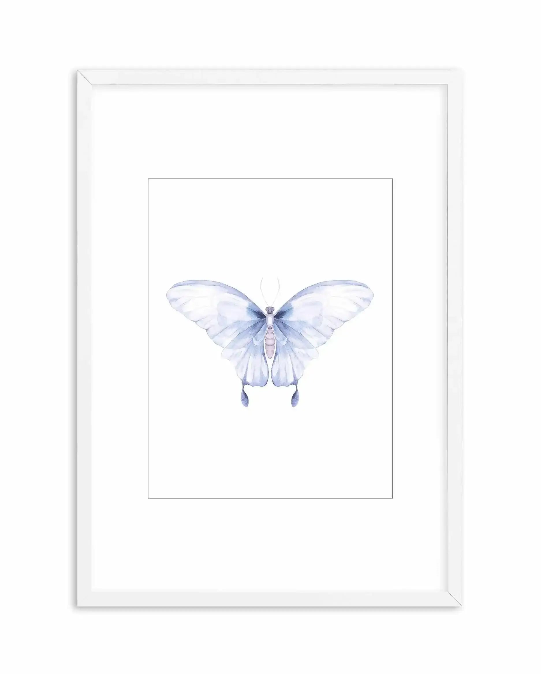 Butterfly I Art Print-PRINT-Olive et Oriel-Olive et Oriel-A5 | 5.8" x 8.3" | 14.8 x 21cm-White-With White Border-Buy-Australian-Art-Prints-Online-with-Olive-et-Oriel-Your-Artwork-Specialists-Austrailia-Decorate-With-Coastal-Photo-Wall-Art-Prints-From-Our-Beach-House-Artwork-Collection-Fine-Poster-and-Framed-Artwork