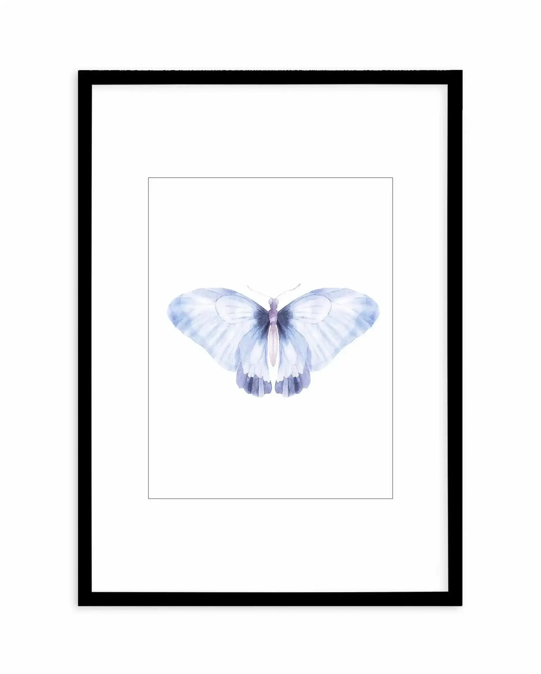 Butterfly III Art Print-PRINT-Olive et Oriel-Olive et Oriel-A5 | 5.8" x 8.3" | 14.8 x 21cm-Black-With White Border-Buy-Australian-Art-Prints-Online-with-Olive-et-Oriel-Your-Artwork-Specialists-Austrailia-Decorate-With-Coastal-Photo-Wall-Art-Prints-From-Our-Beach-House-Artwork-Collection-Fine-Poster-and-Framed-Artwork