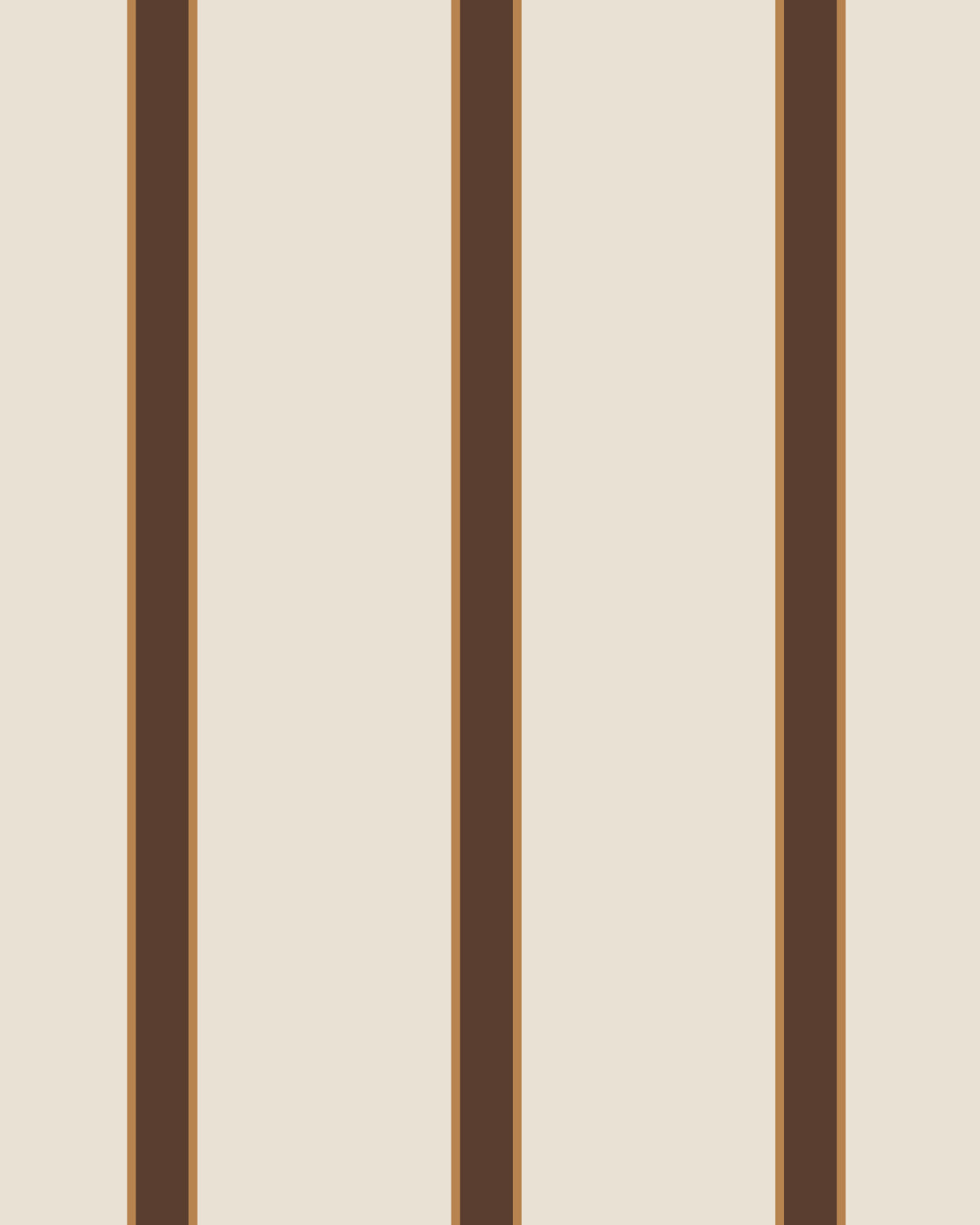 Brown and Caramel Cabana Stripe wallpaper pattern